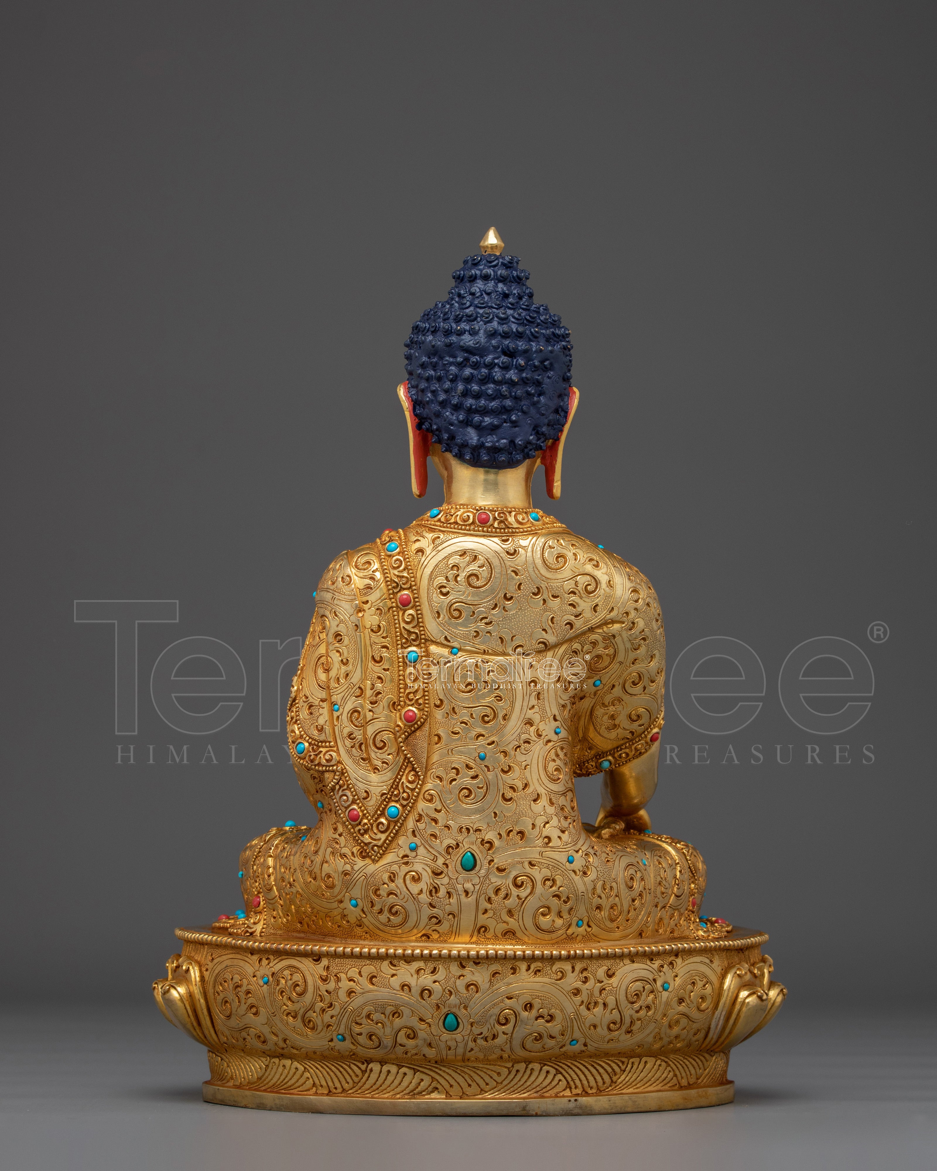 Buddhist Icon Radiant Shakyamuni Buddha Statue | Historical Gautama Buddha