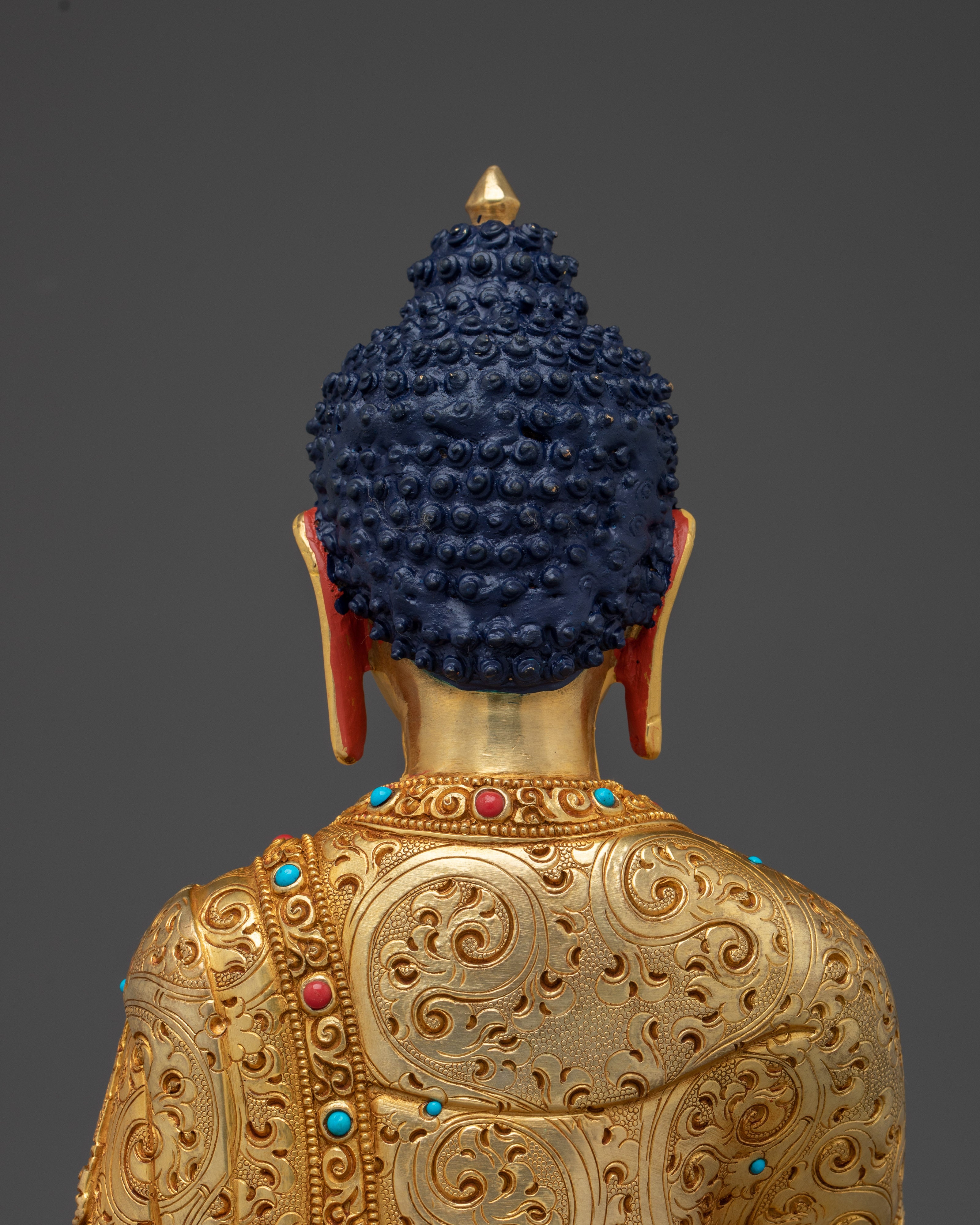 Buddhist Icon Radiant Shakyamuni Buddha Statue | Historical Gautama Buddha