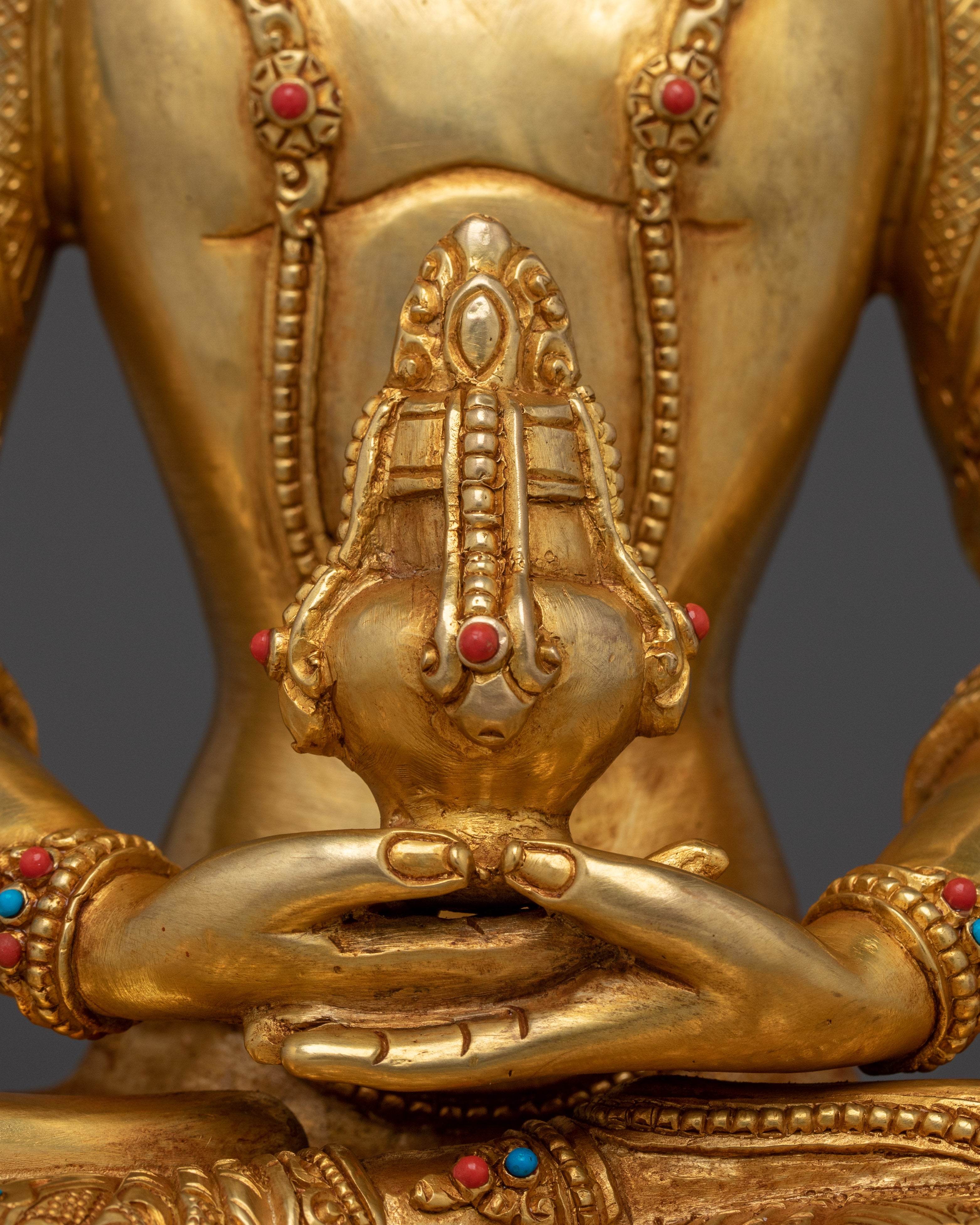 Spiritual Vitality Amitayus Statue | Peaceful Buddha