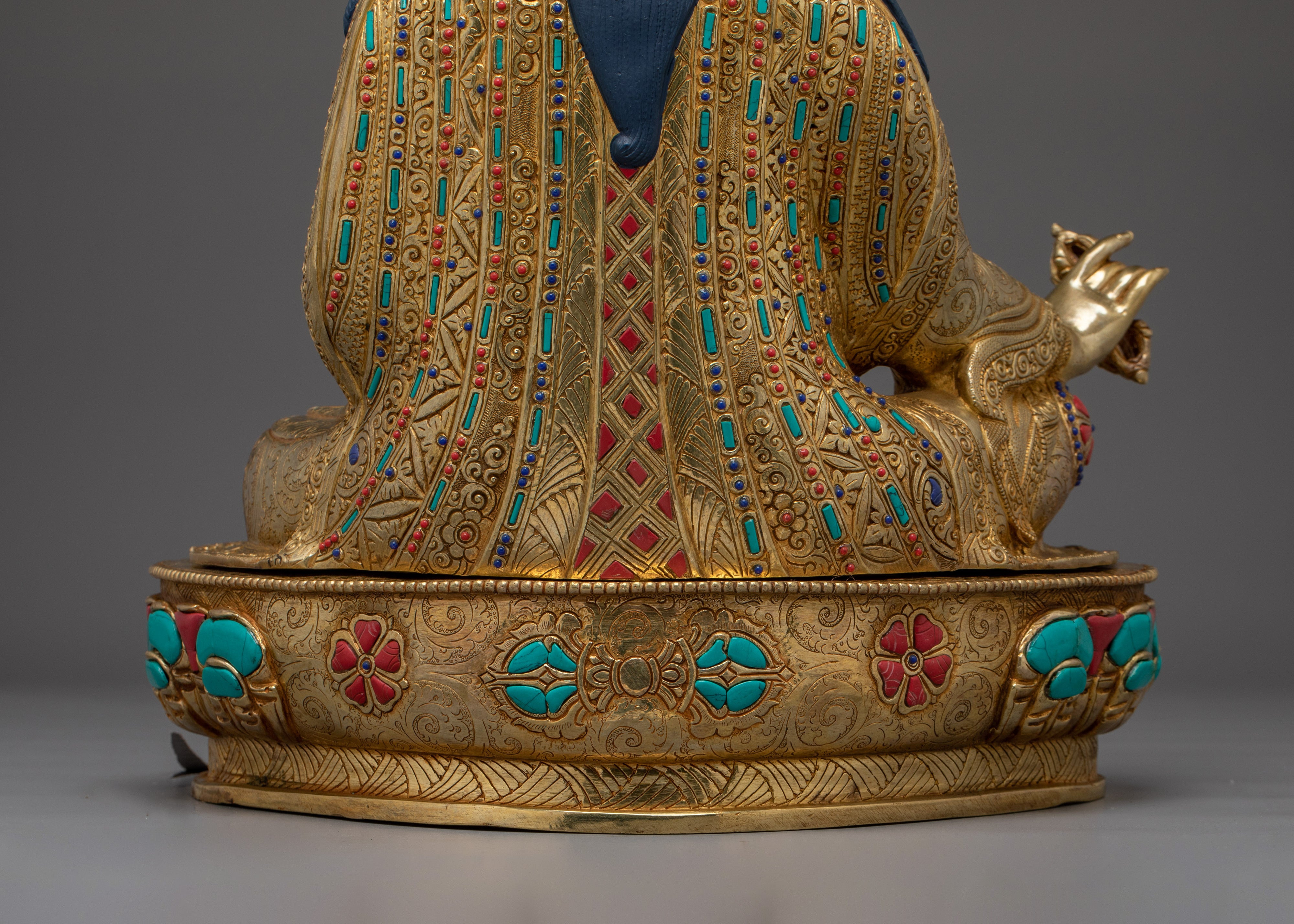 Vajra Master Padmasambhava Statue | Precious Lotus Born Guru Artwork