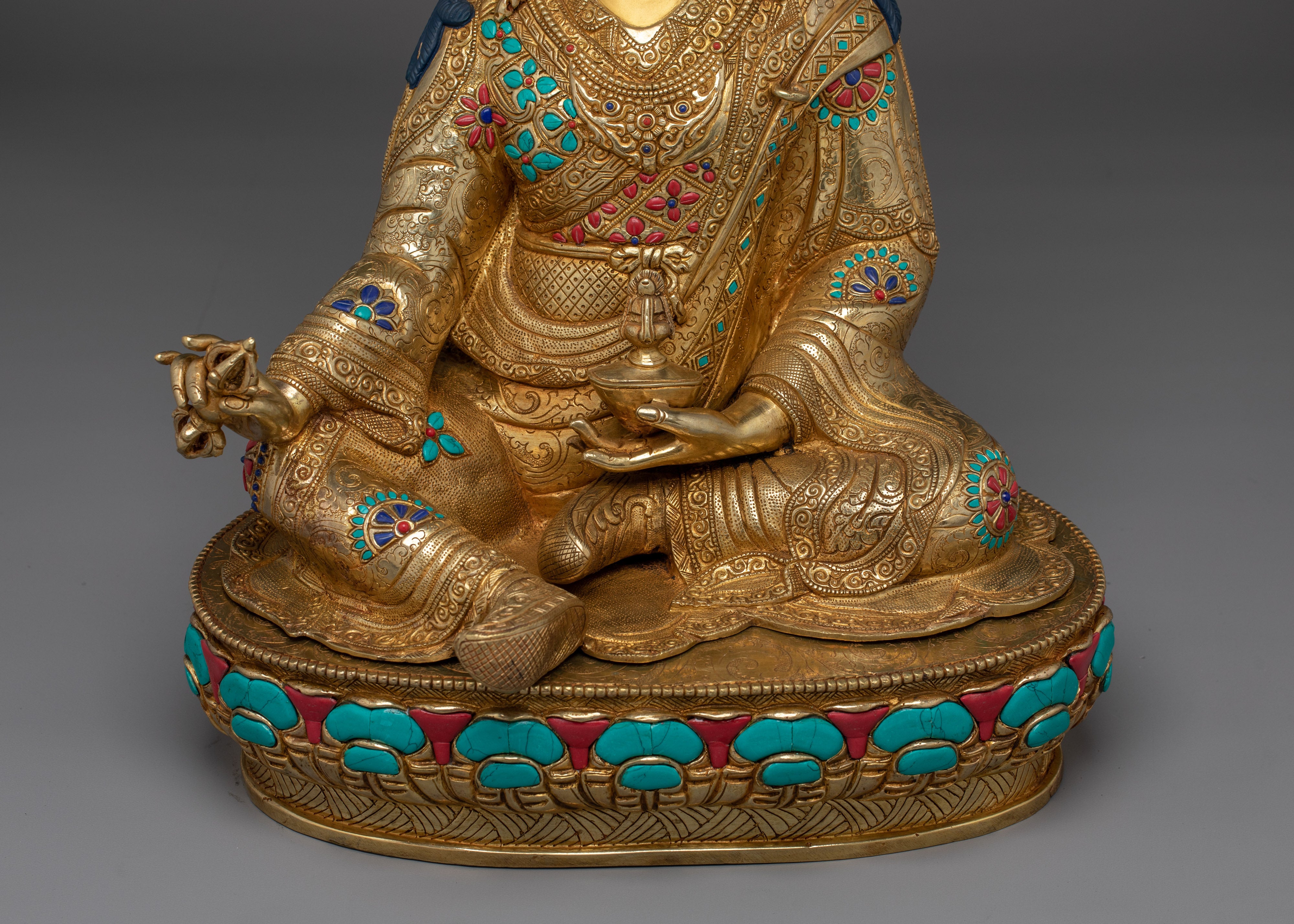Vajra Master Padmasambhava Statue | Precious Lotus Born Guru Artwork
