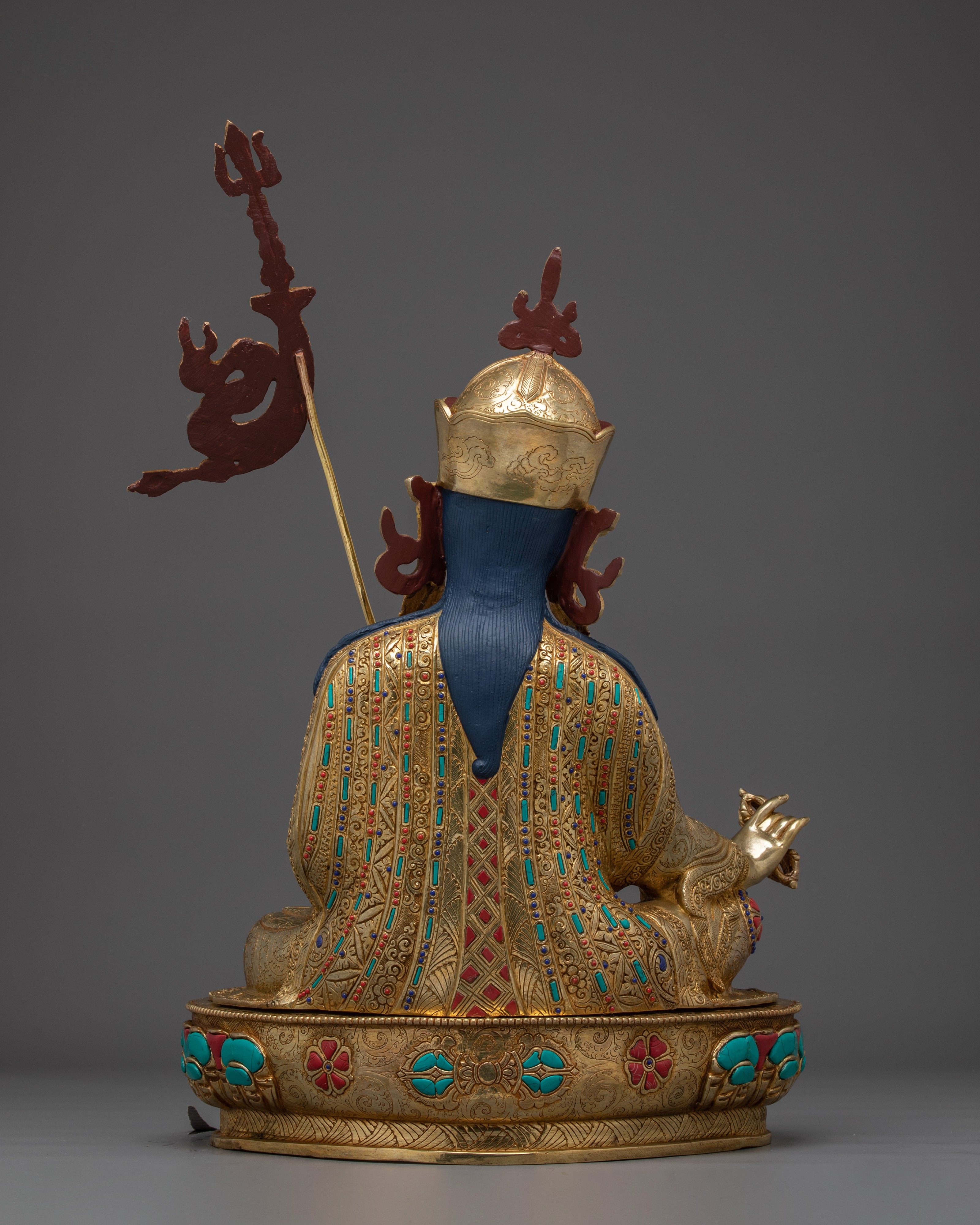 Vajra Master Padmasambhava Statue | Precious Lotus Born Guru Artwork