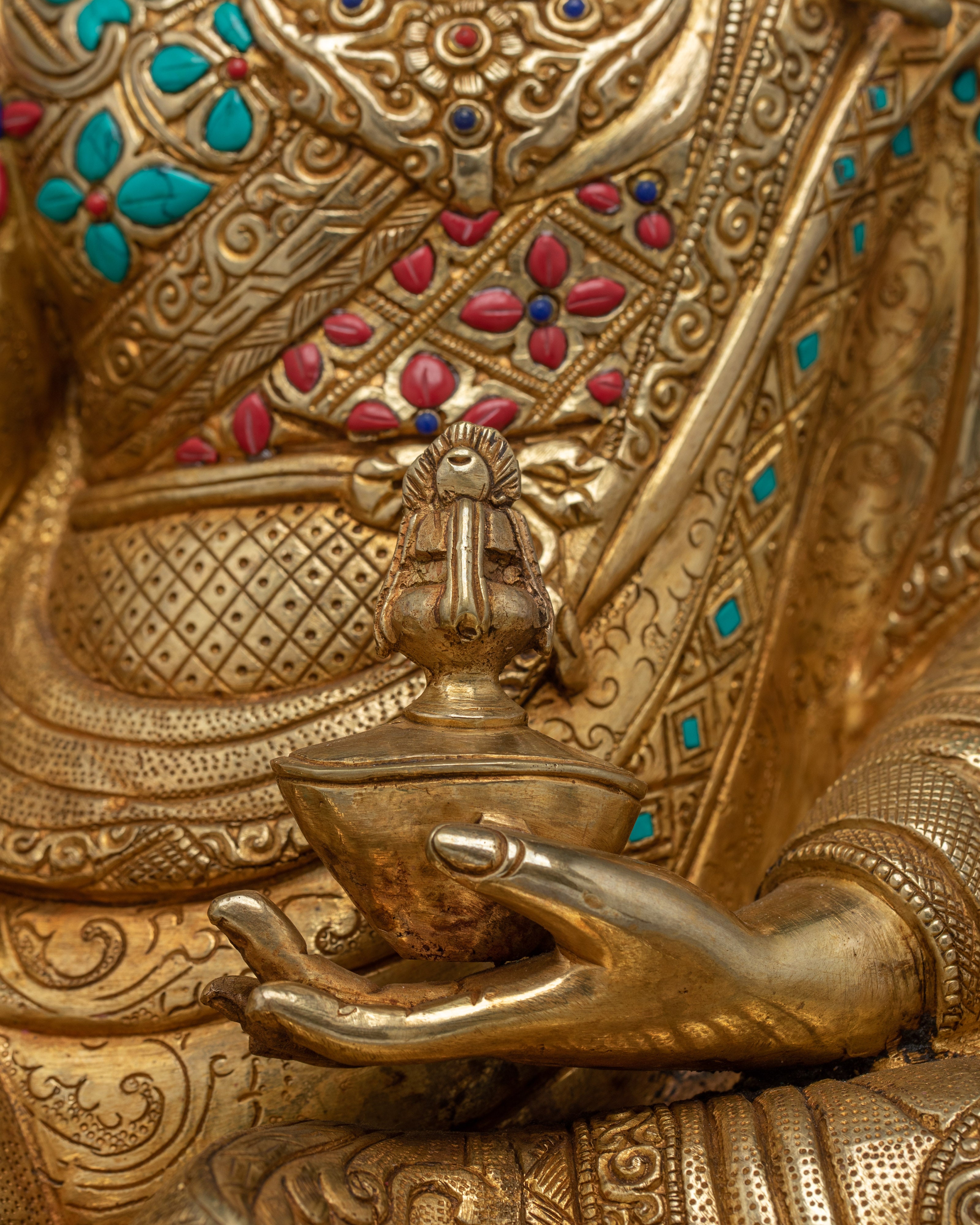 Vajra Master Padmasambhava Statue | Precious Lotus Born Guru Artwork