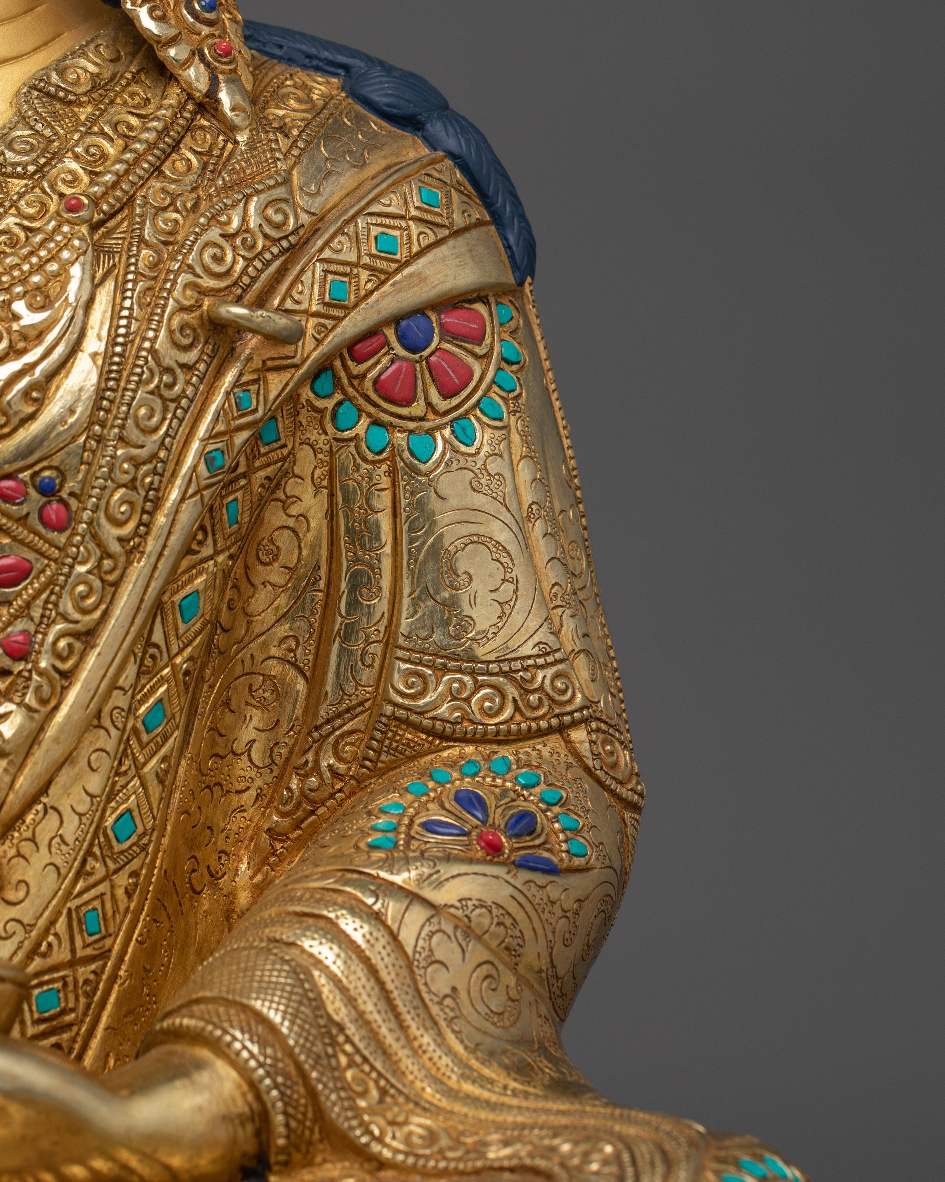 Vajra Master Padmasambhava Statue | Precious Lotus Born Guru Artwork