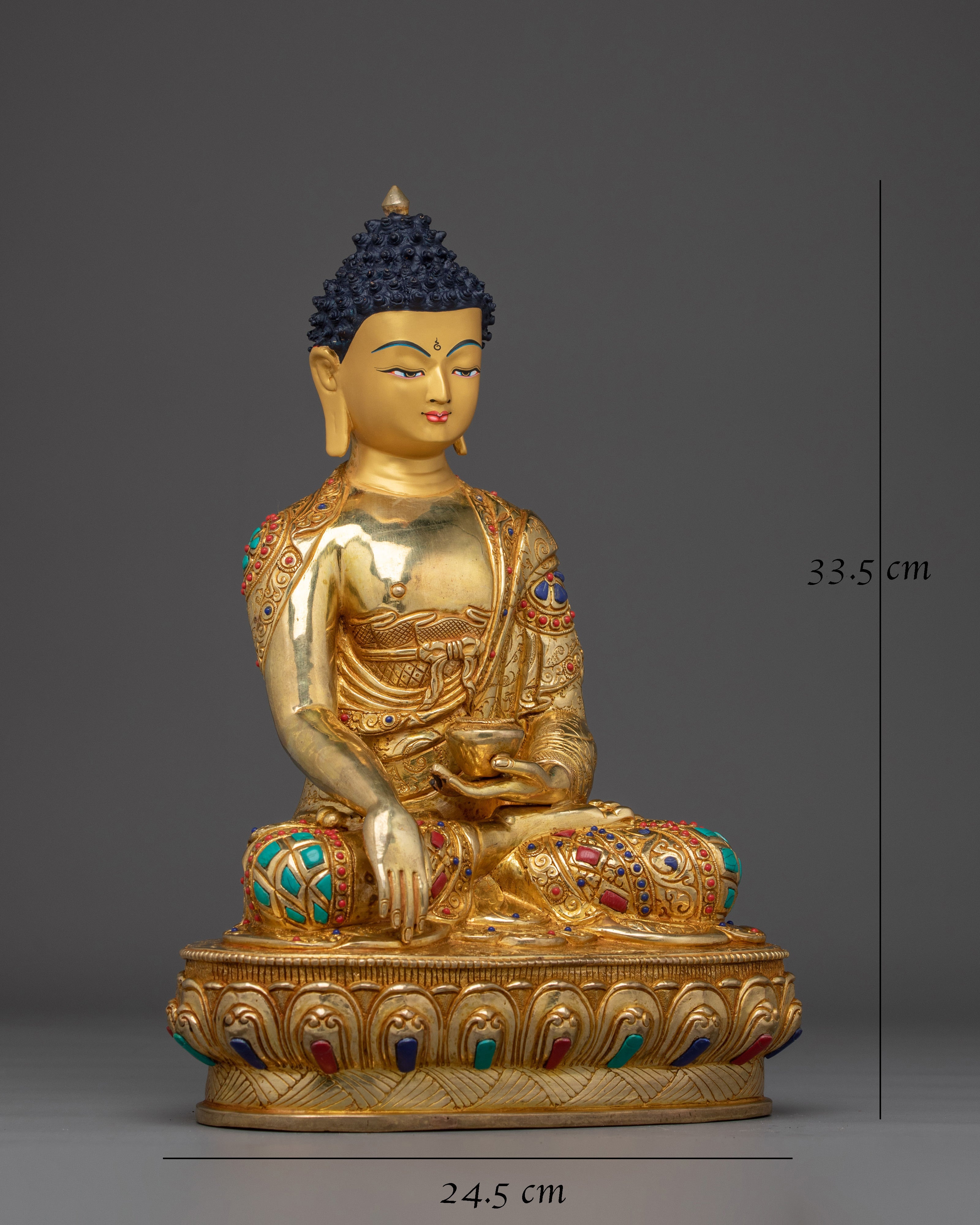 Radiant Shakyamuni Buddha Handmade Statue