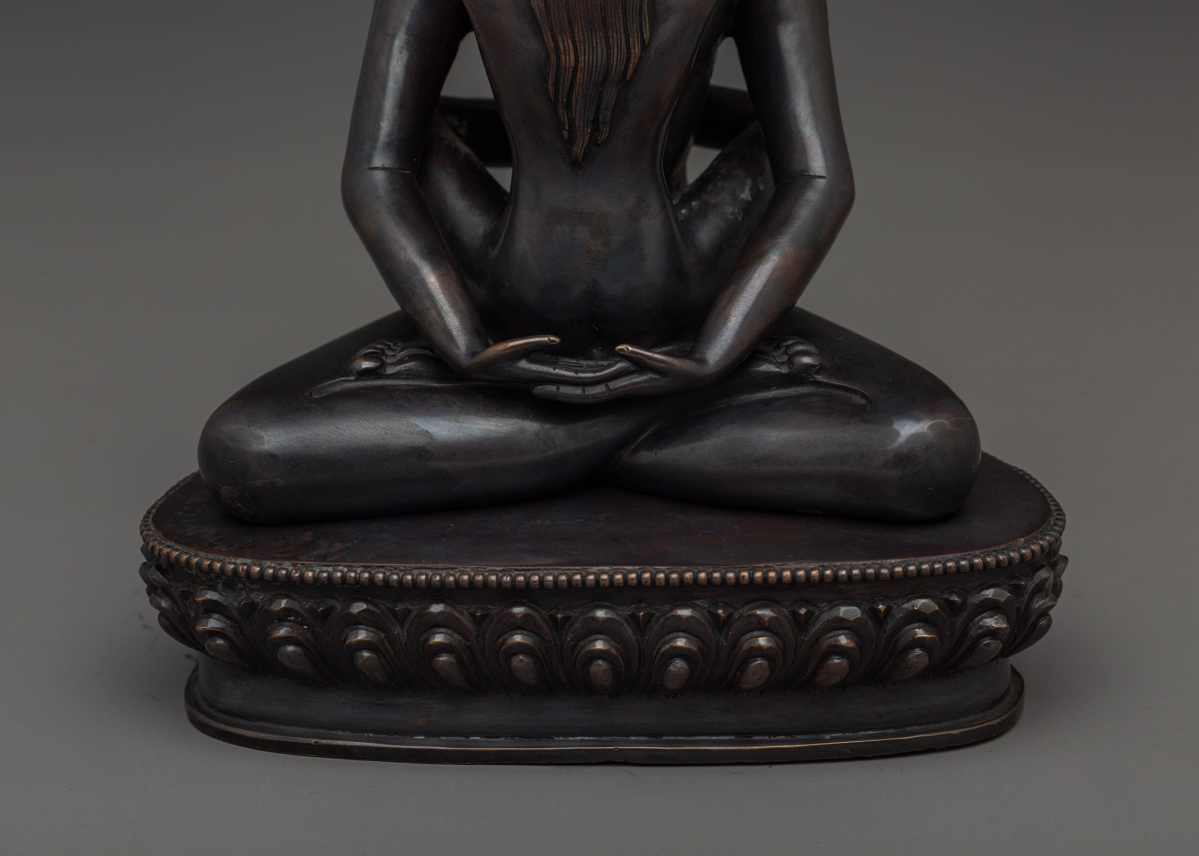 Handmade Samantabhadra with consort Art | Patron of the lotus sutra