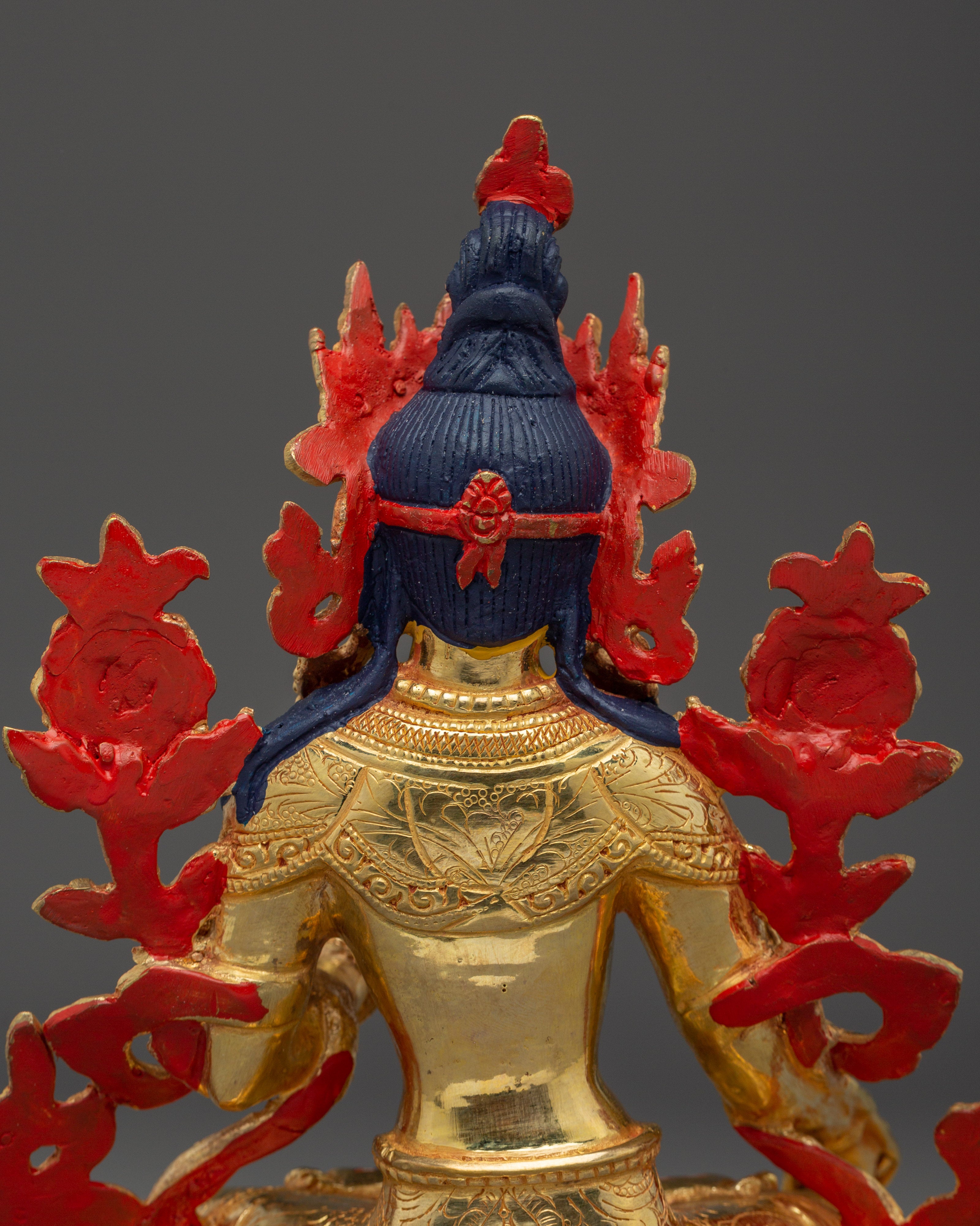 Serene White Tara Handmade Statue | Spiritual Buddhist Decor