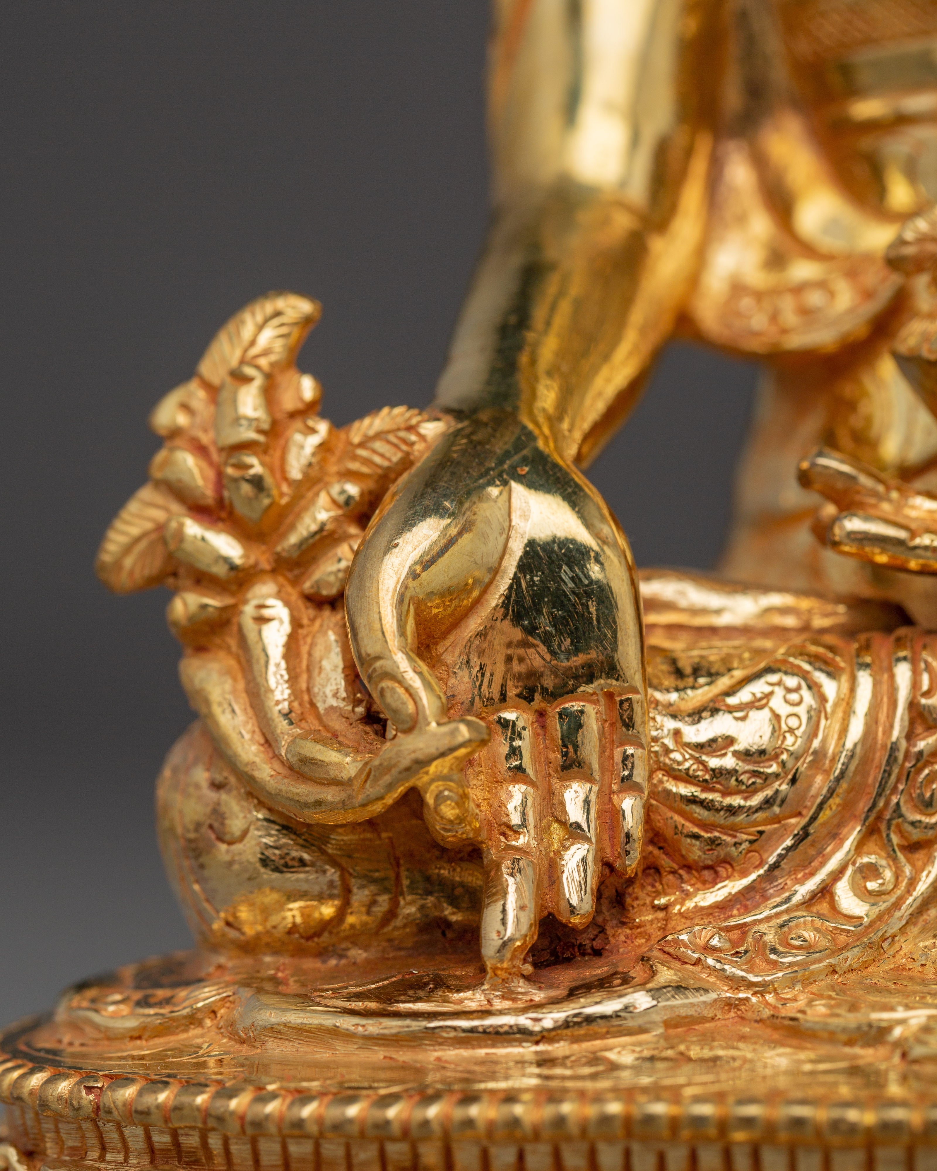 Radiant Statue of Medicine Buddha | Himalayan Handmade Artwork