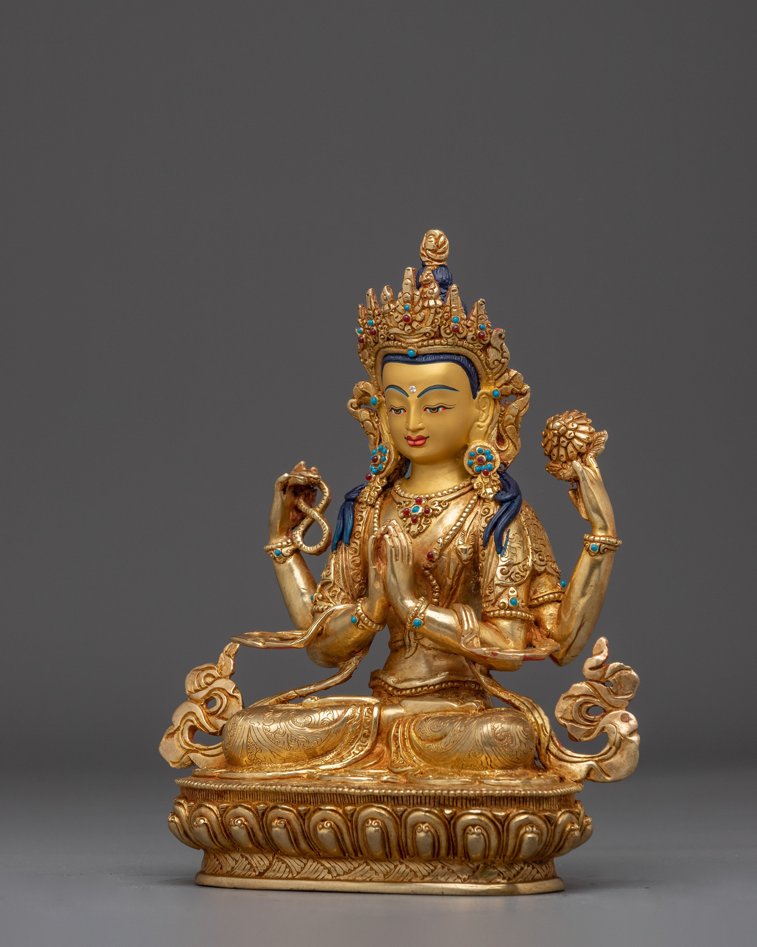 Sacred Buddhist Art of Chenrezig | The one who looks with unwavering eye