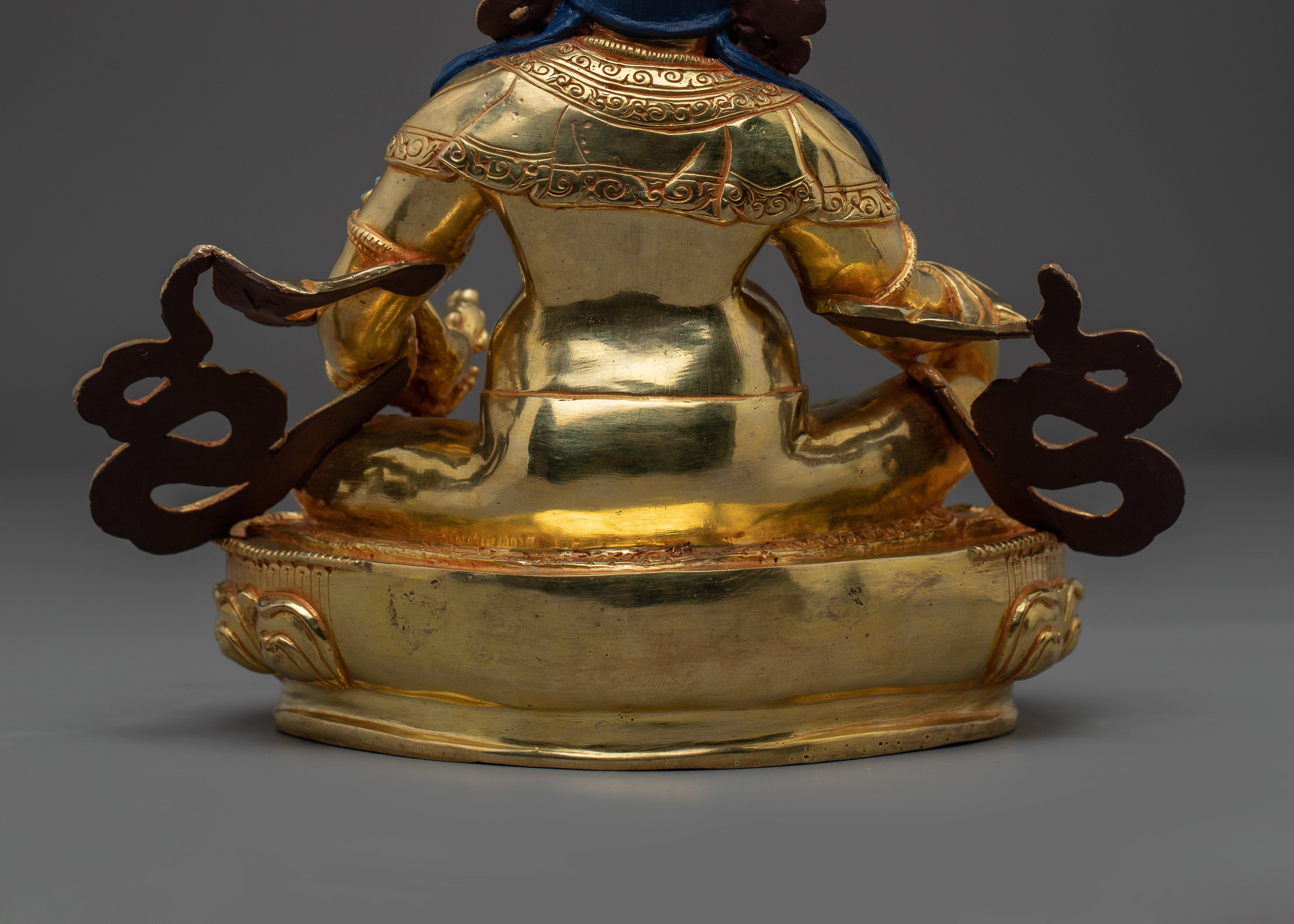 Buddhist Revered Wealth Deity Dzambhala Statue for Abundance and Prosperity