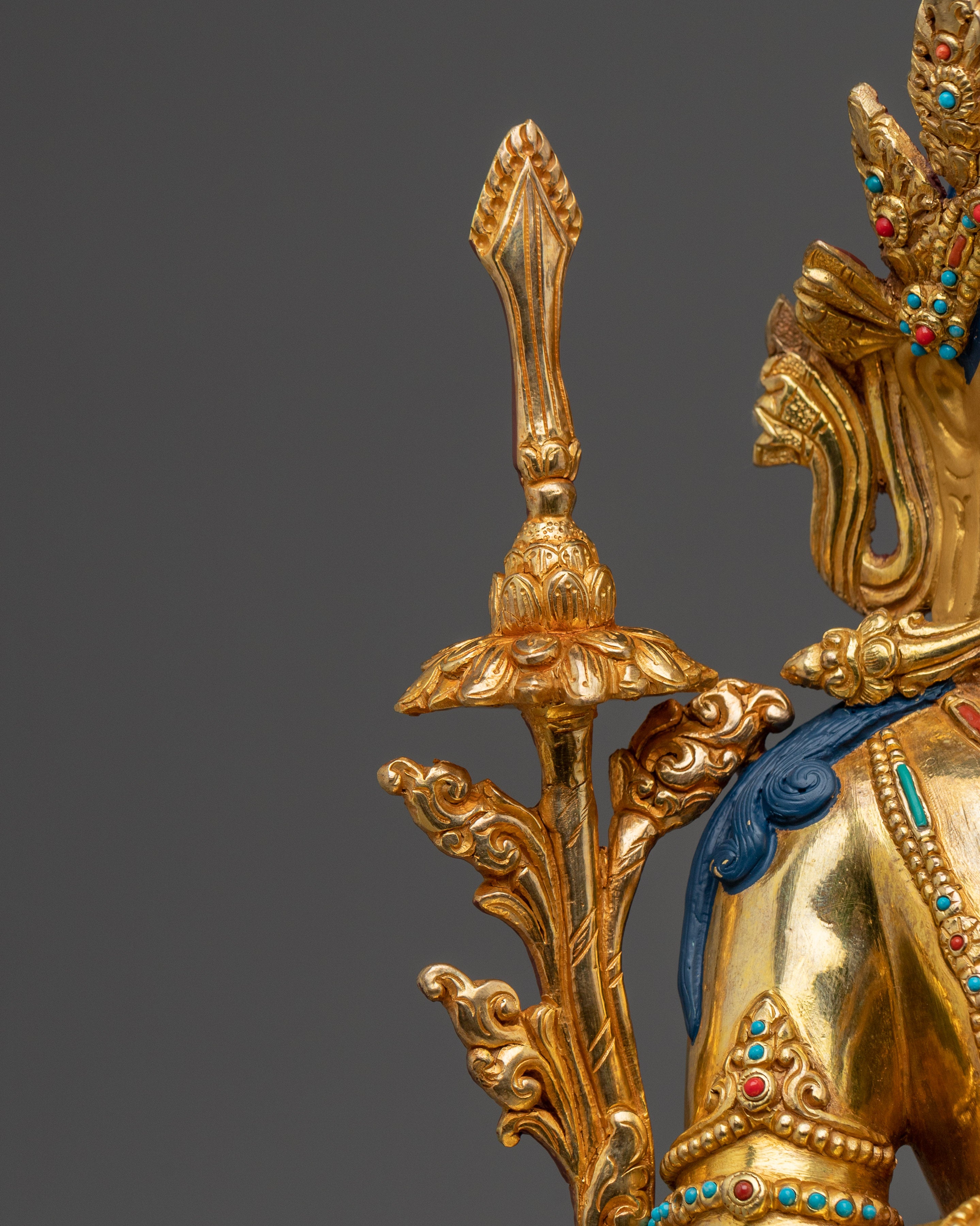 Wisdom Symbol Manjughosa Statue | Remover of Ignorance