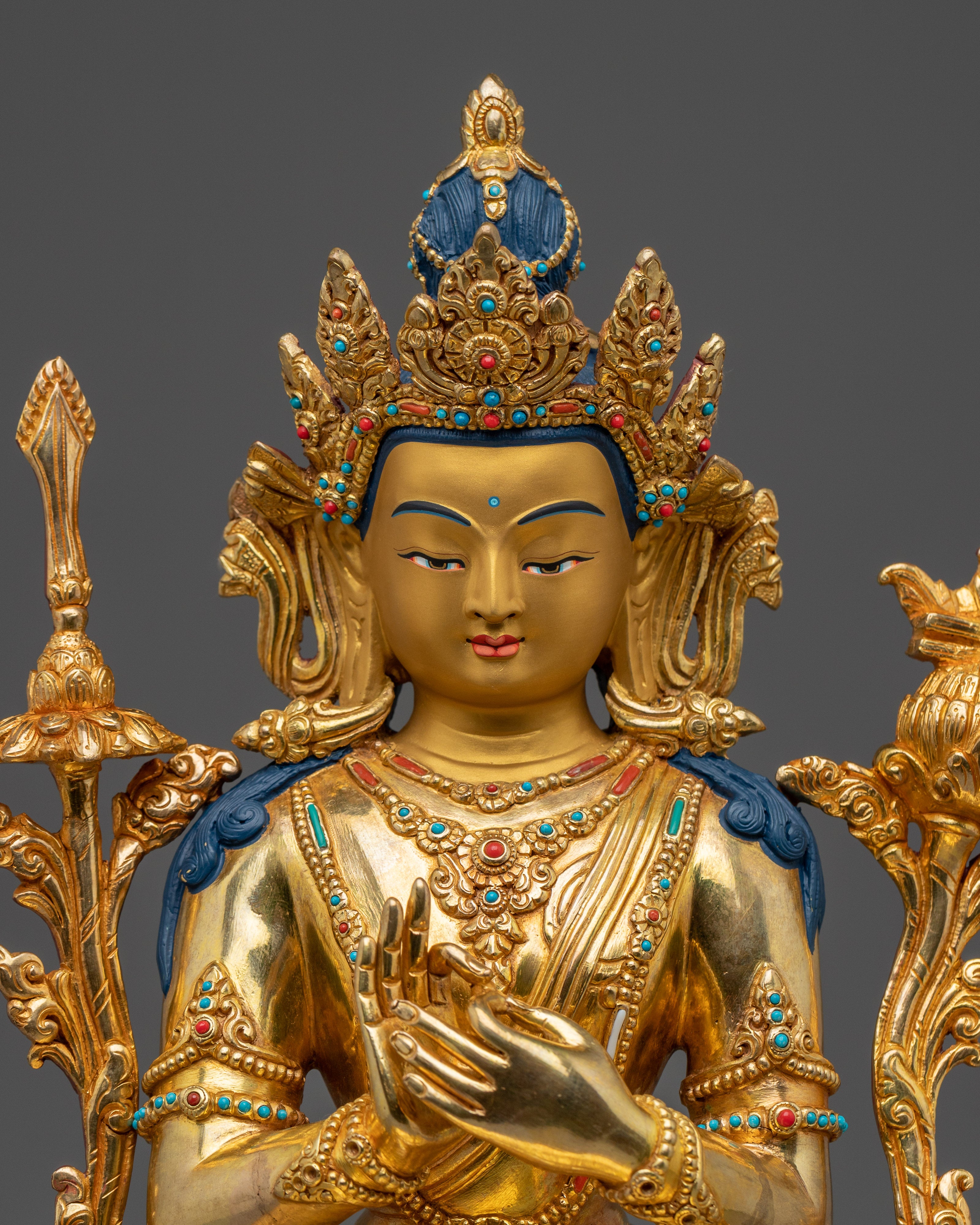 Wisdom Symbol Manjughosa Statue | Remover of Ignorance