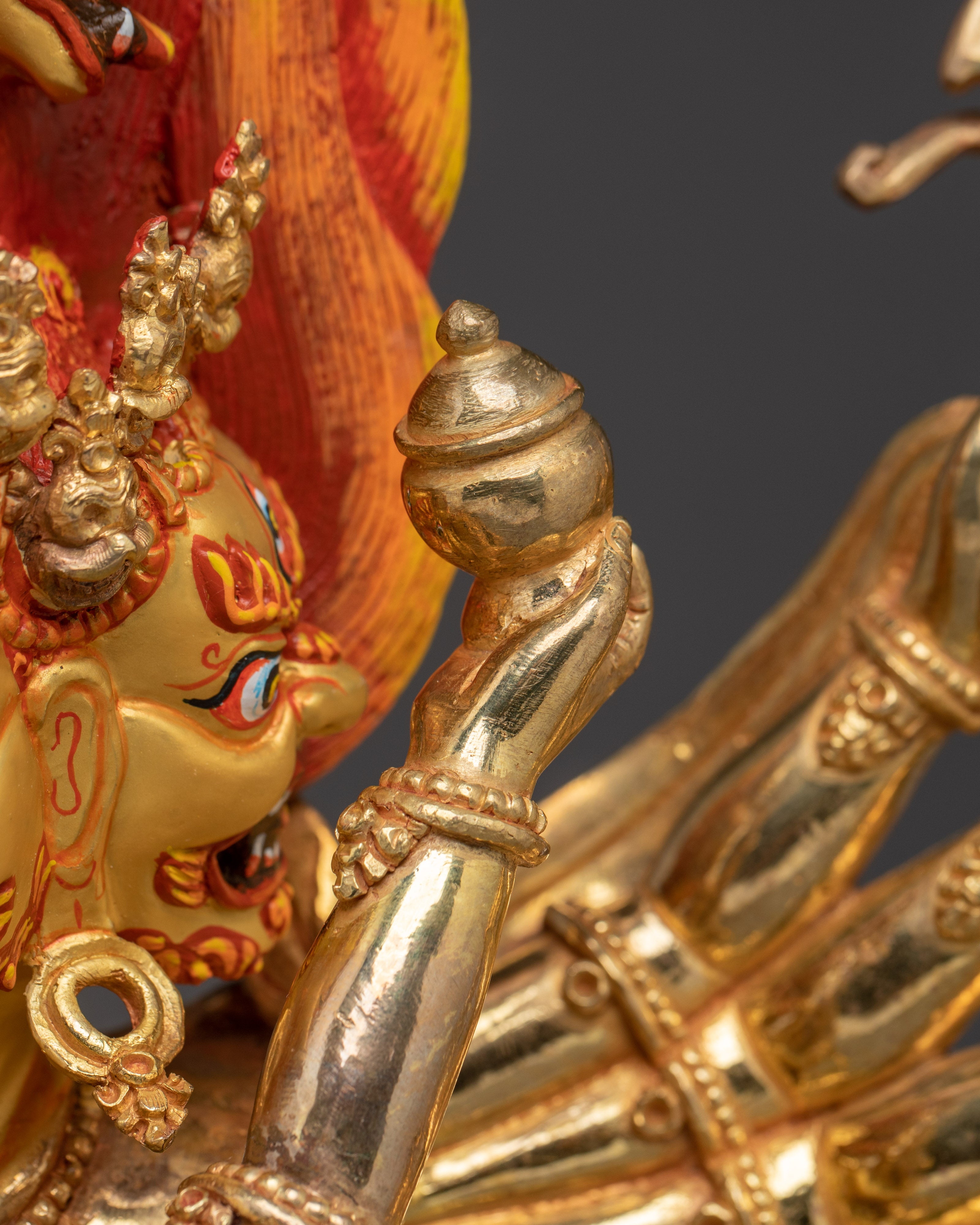 Tibetan Walse Nagampa Statue | Buddhist Doctor Figure