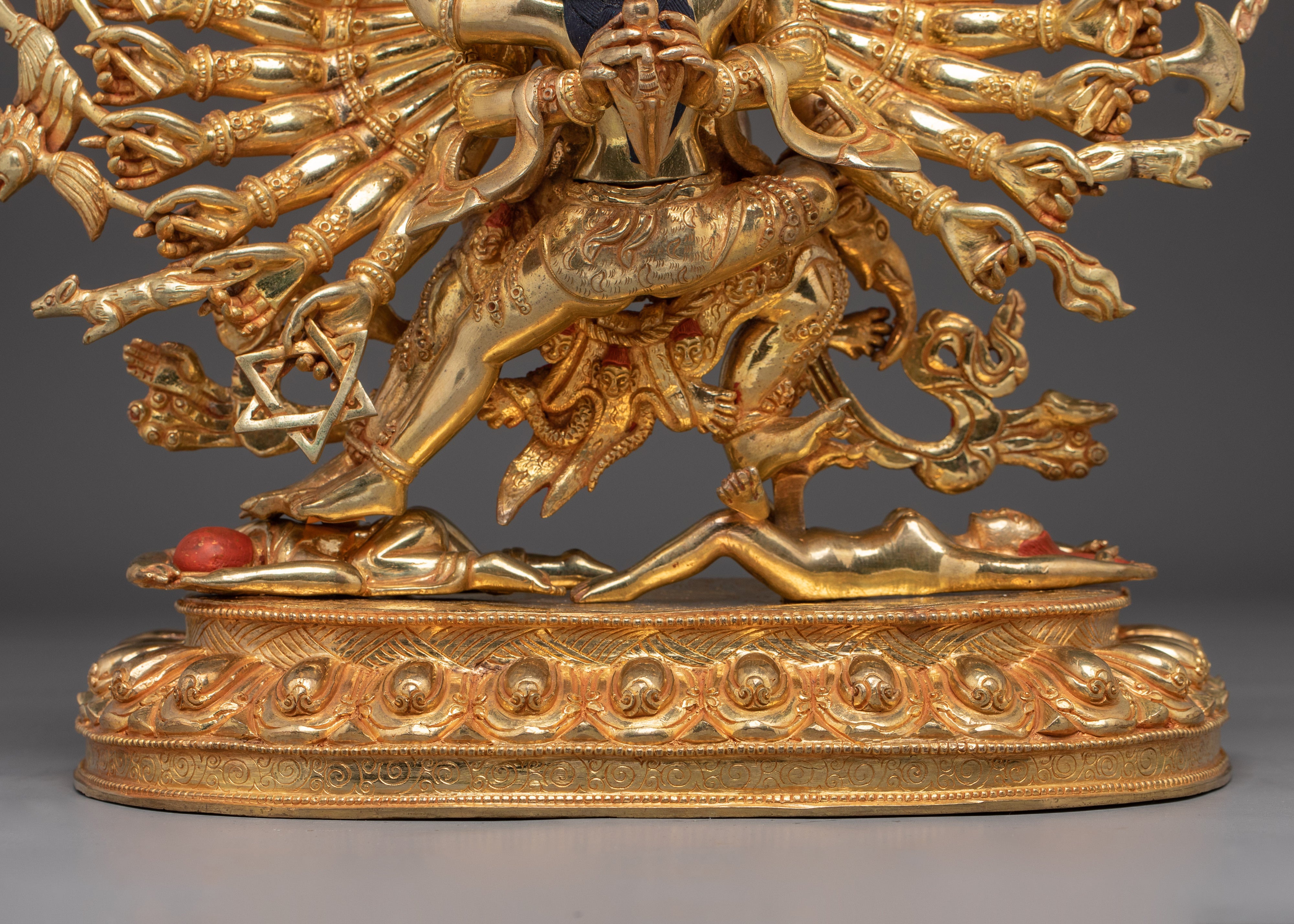 Tibetan Walse Nagampa Statue | Buddhist Doctor Figure