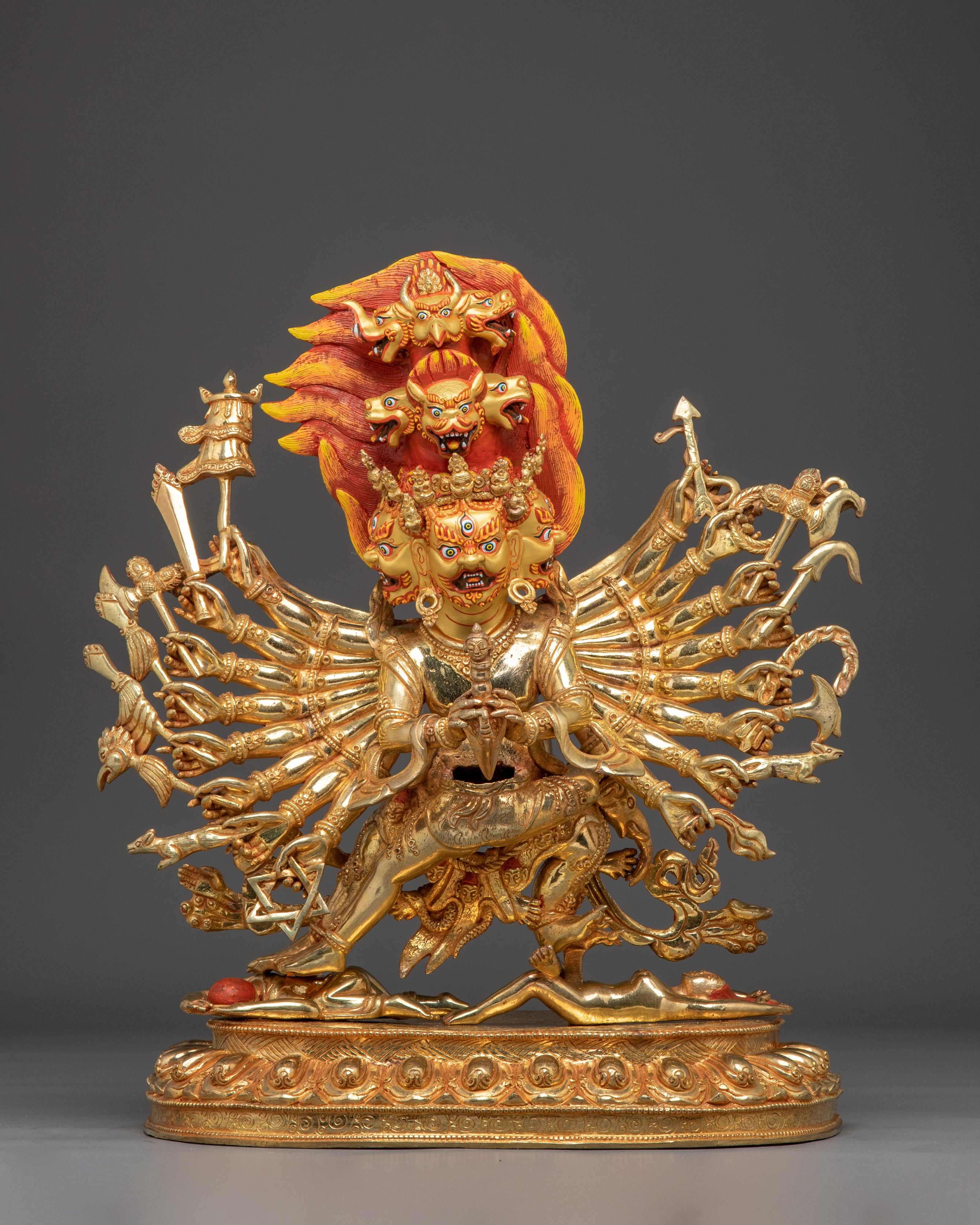 Tibetan Walse Nagampa Statue | Buddhist Doctor Figure