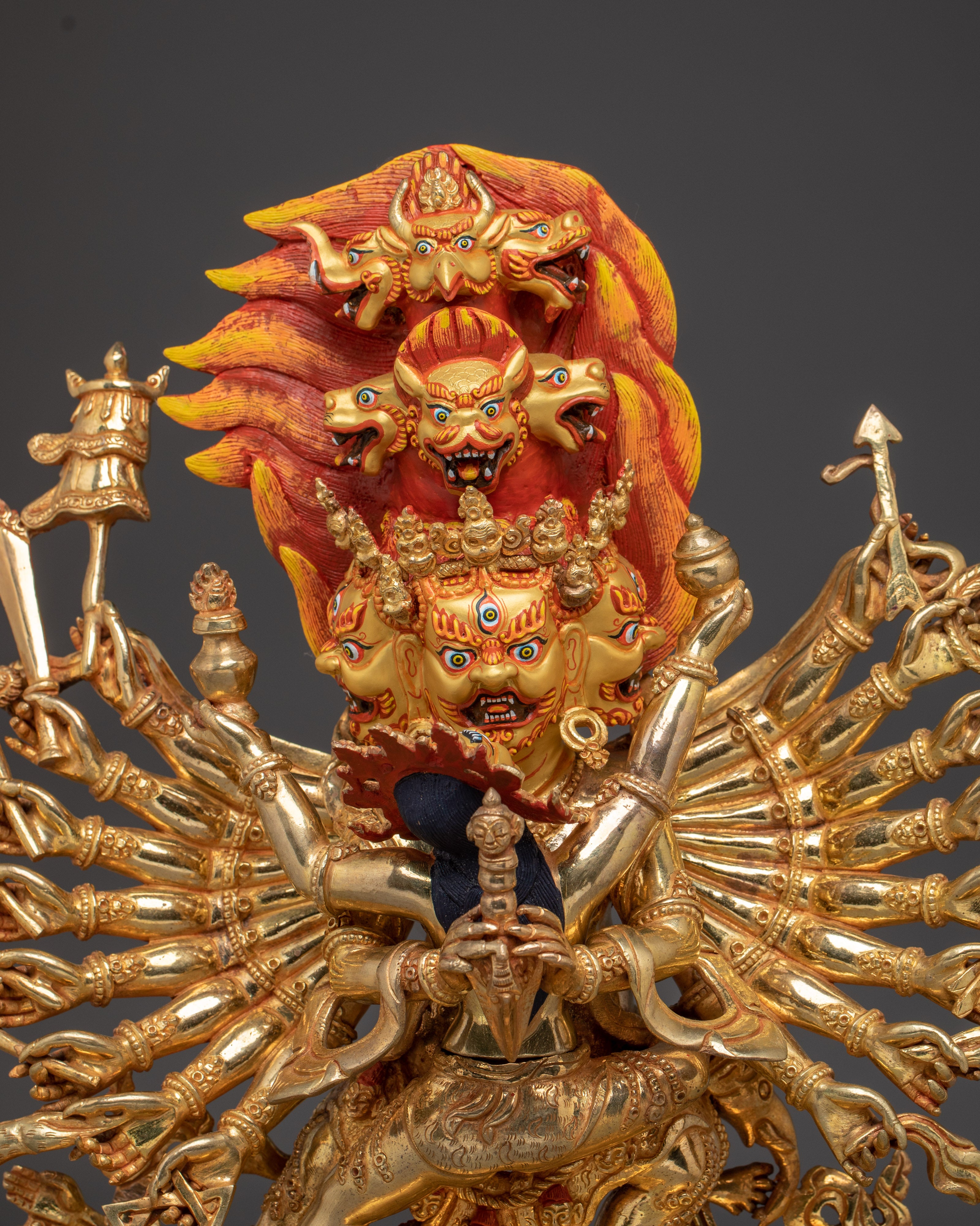 Tibetan Walse Nagampa Statue | Buddhist Doctor Figure