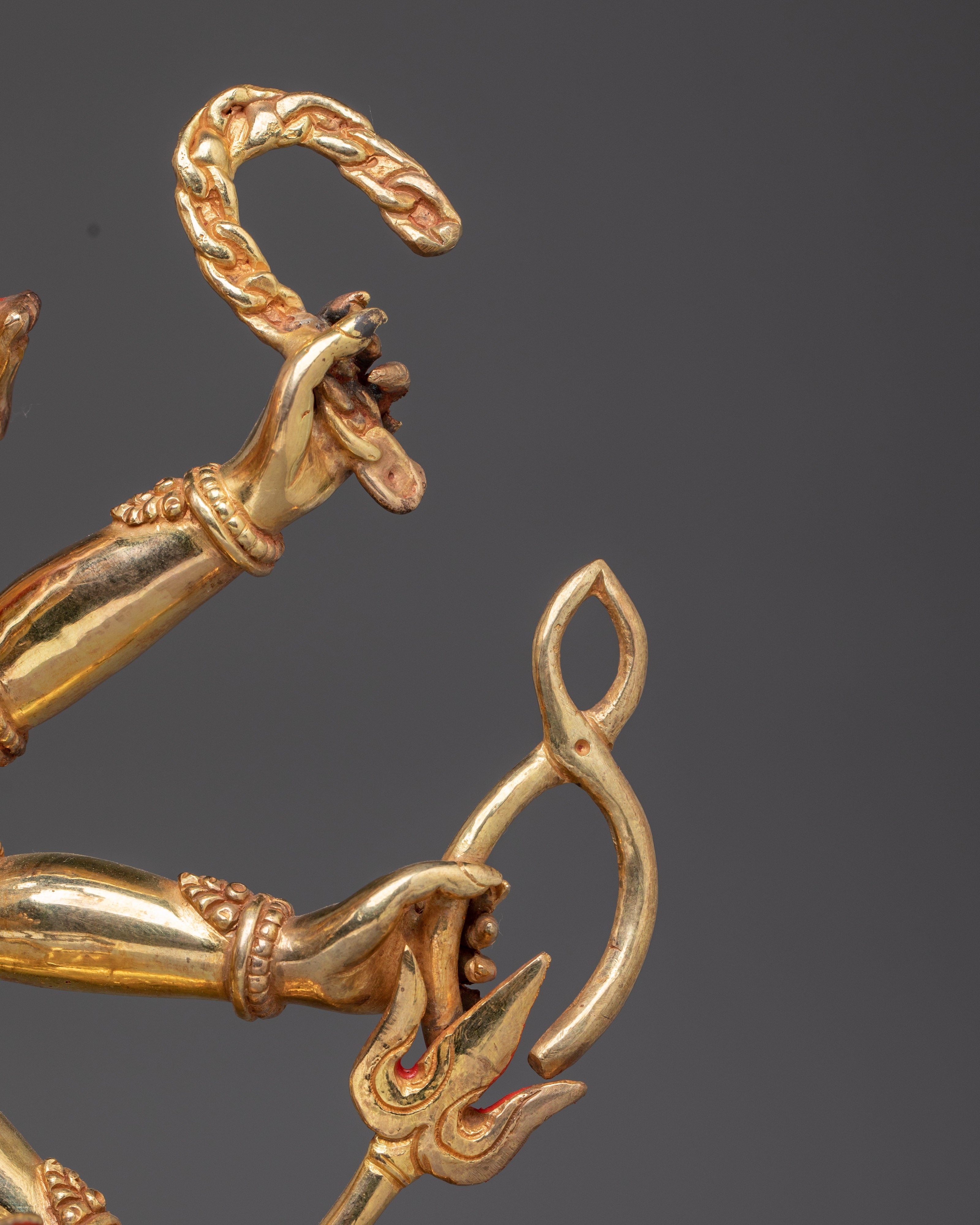 Wrathful Lhago Tokpa Statue | Tibetan Protector Deity