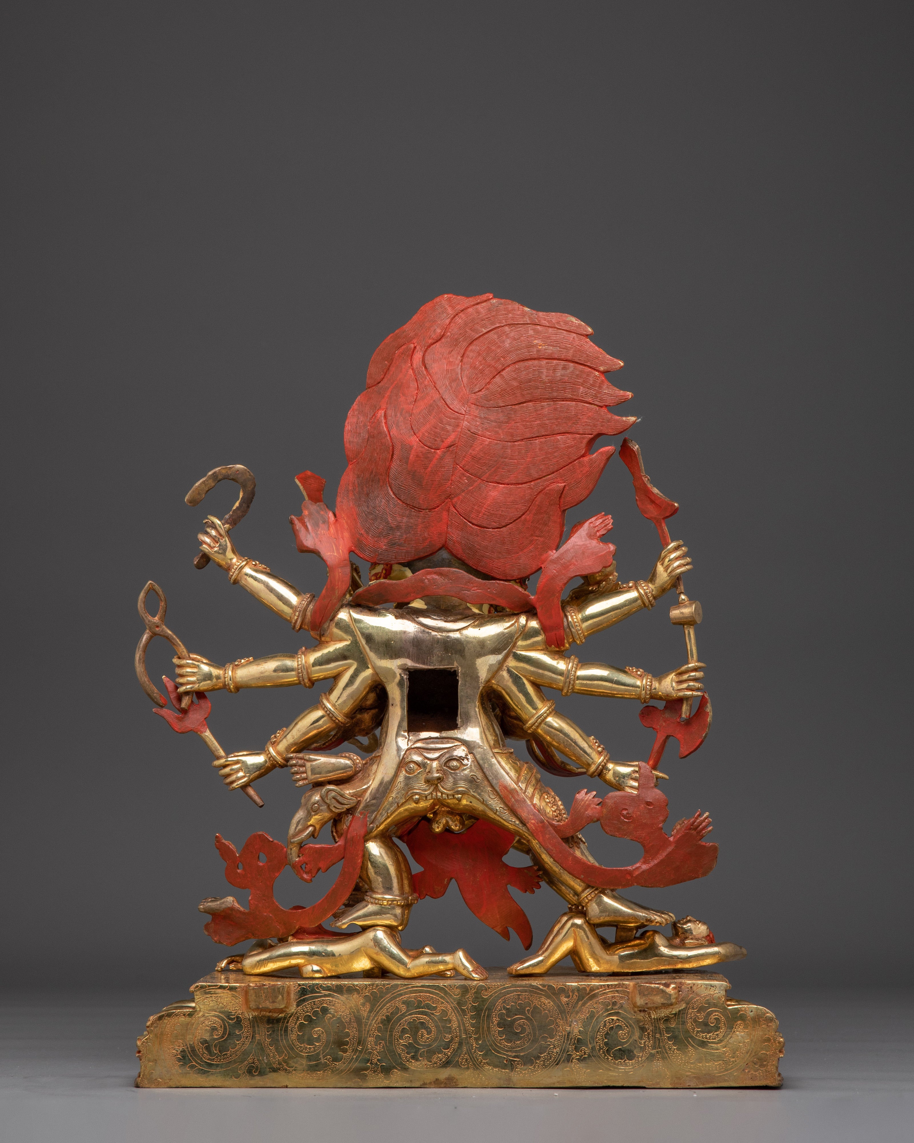 Wrathful Lhago Tokpa Statue | Tibetan Protector Deity