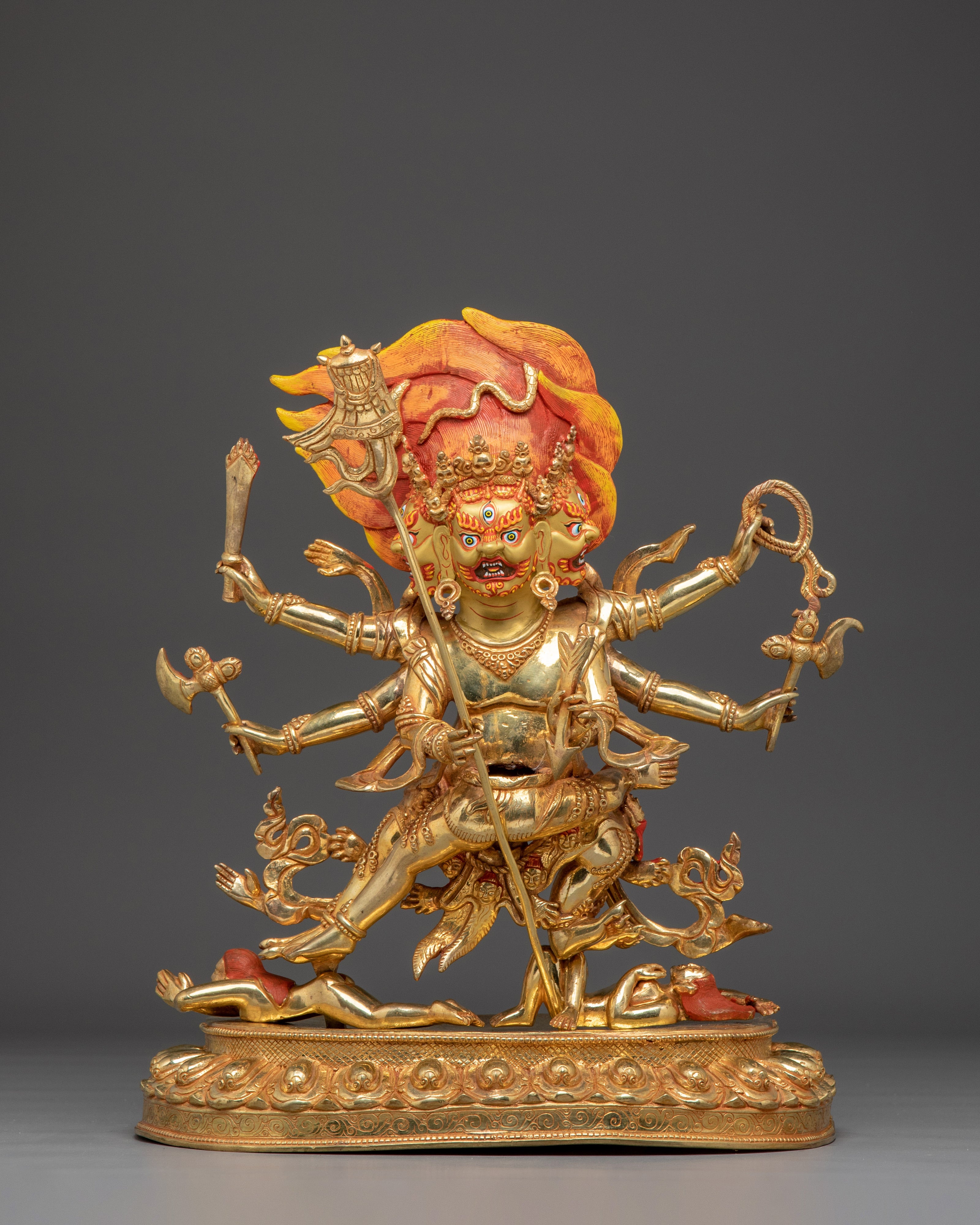 Wrathful Trowo Tschog Khagying Statue | Vajrayana Guardian
