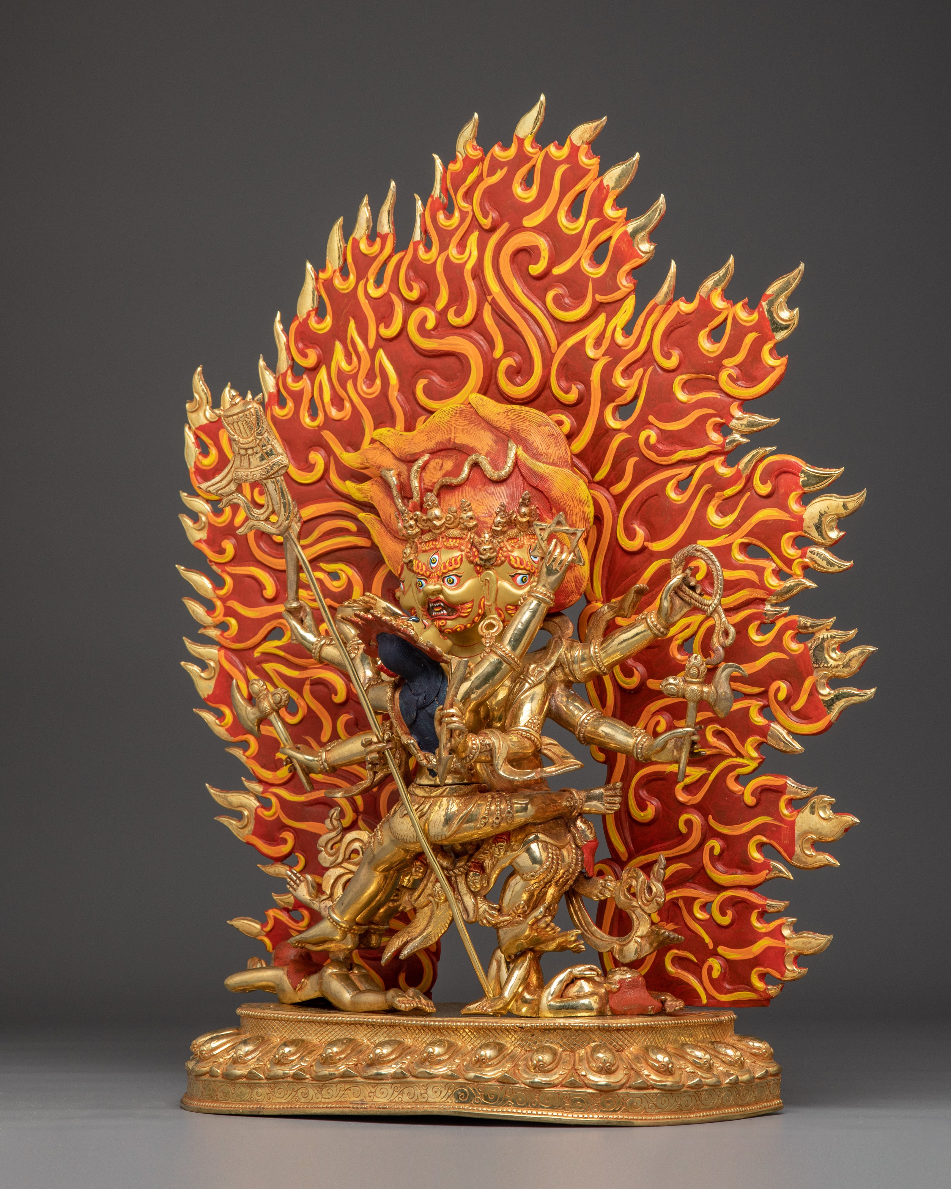 Wrathful Trowo Tschog Khagying Statue | Vajrayana Guardian