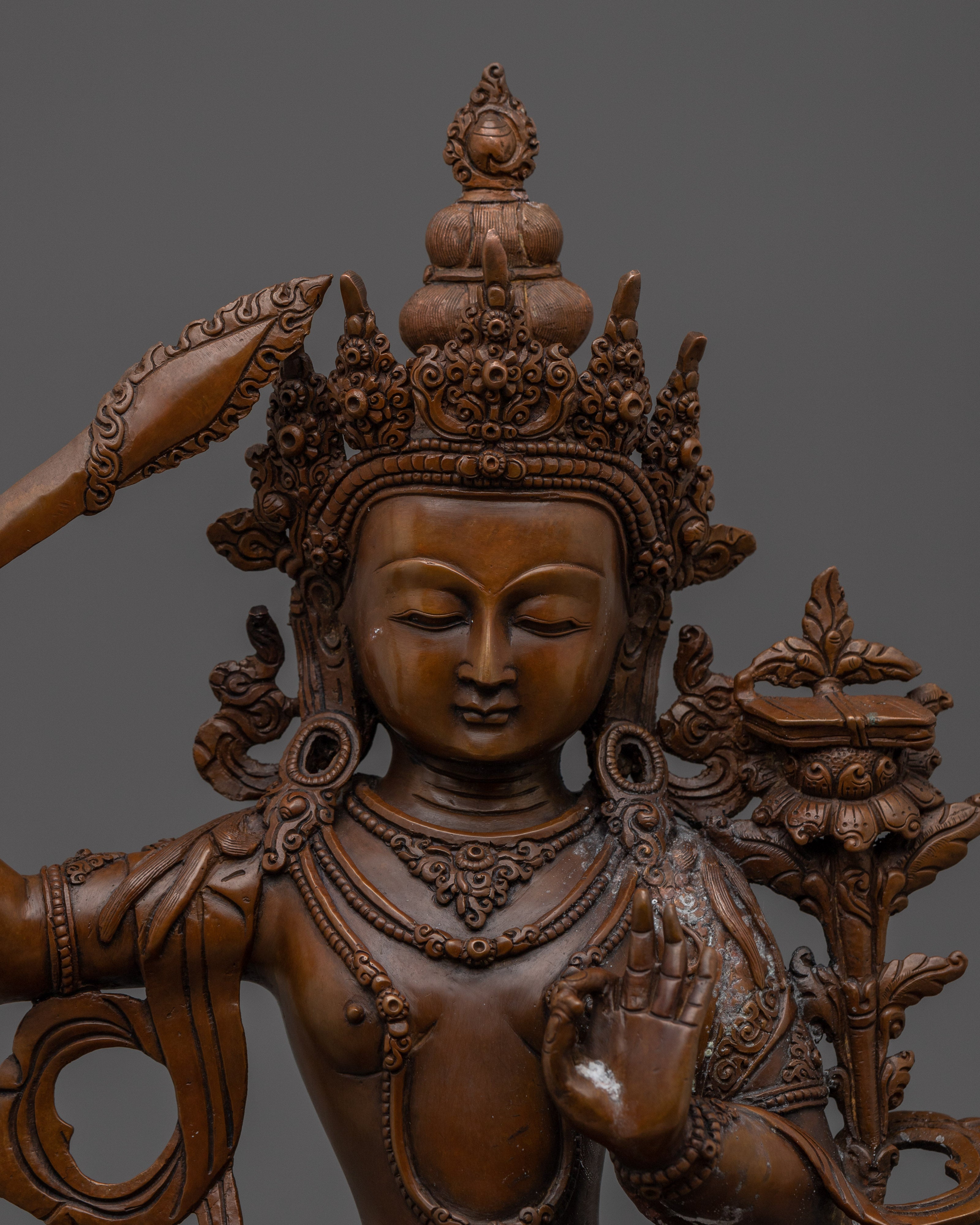 Divine Buddhist Art of Manjushri | Wisdom Bodhisattva Deity