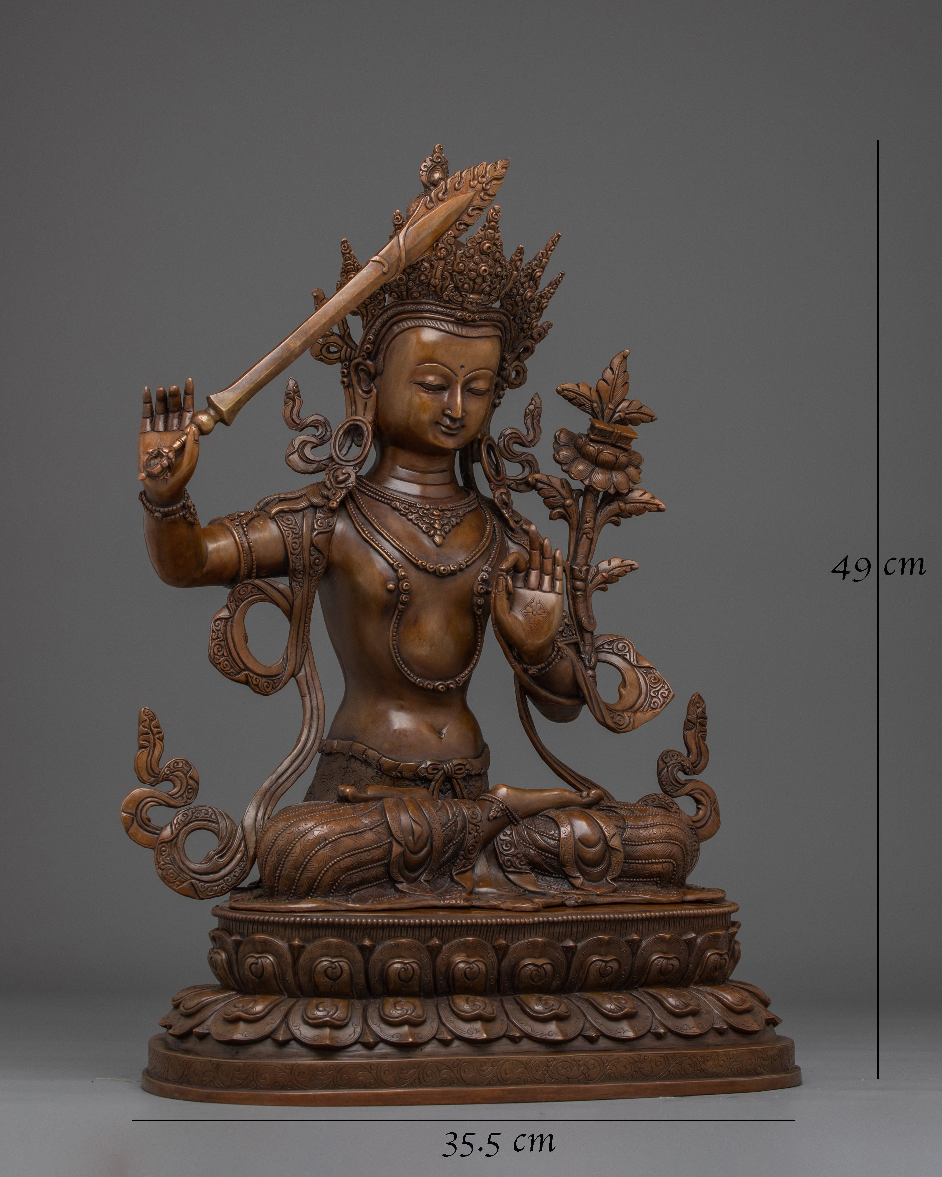 Ultimate Wisdom Deity Manjushri Figurine