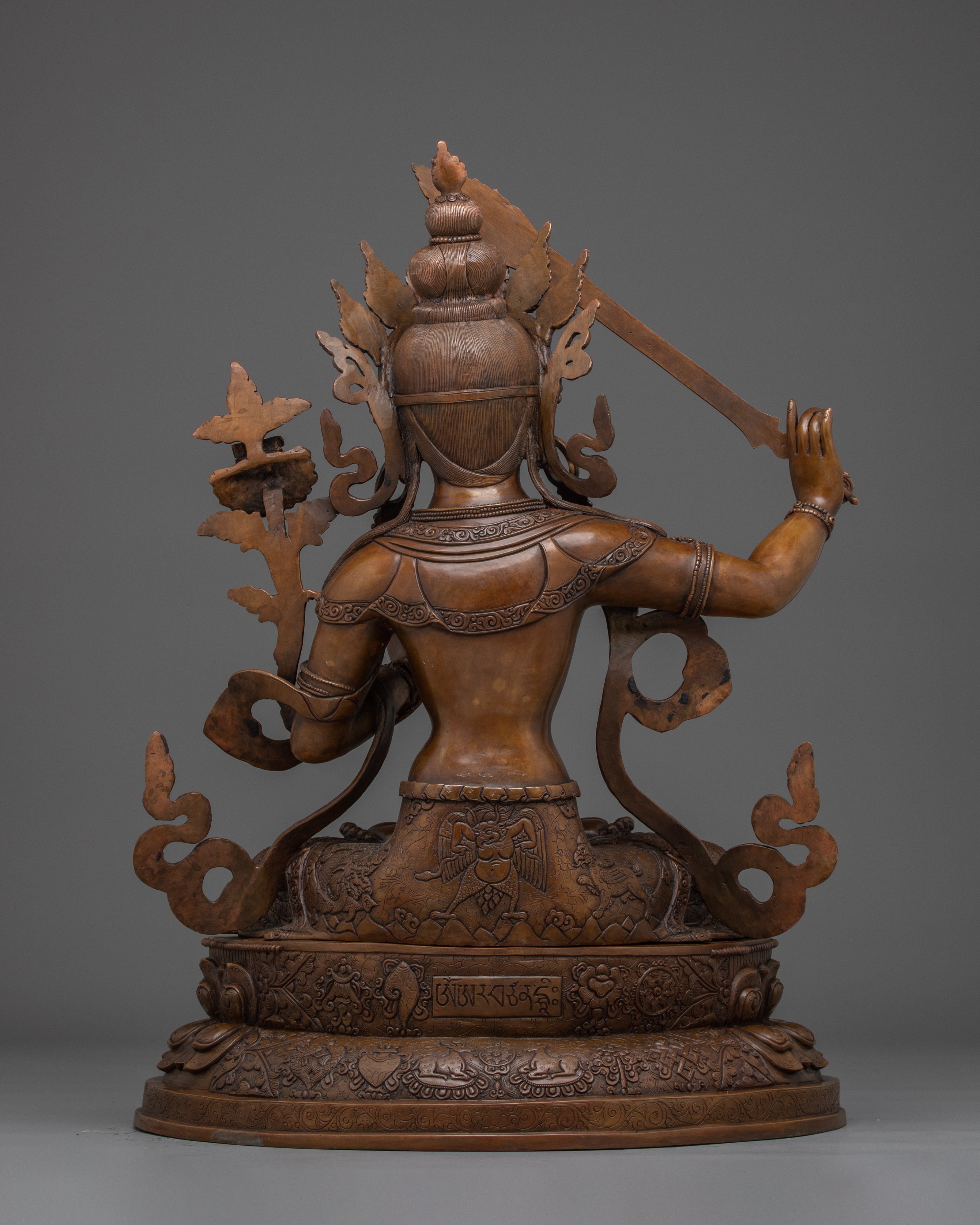 Ultimate Wisdom Deity Manjushri Figurine | Himalayan Spiritual Artwork