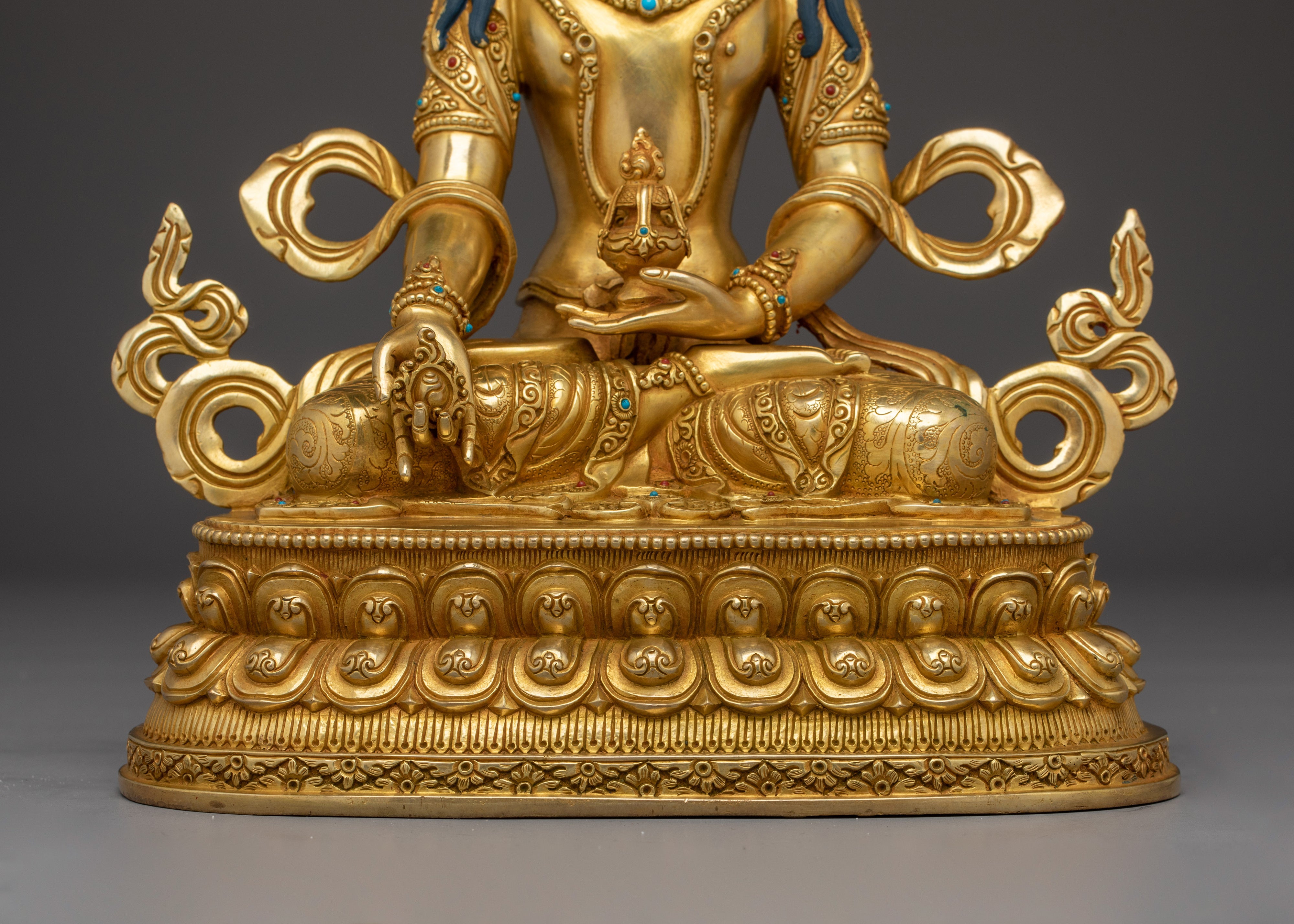 Handcrafted Amitayus Sculpture | Tibetan Longevity Deity