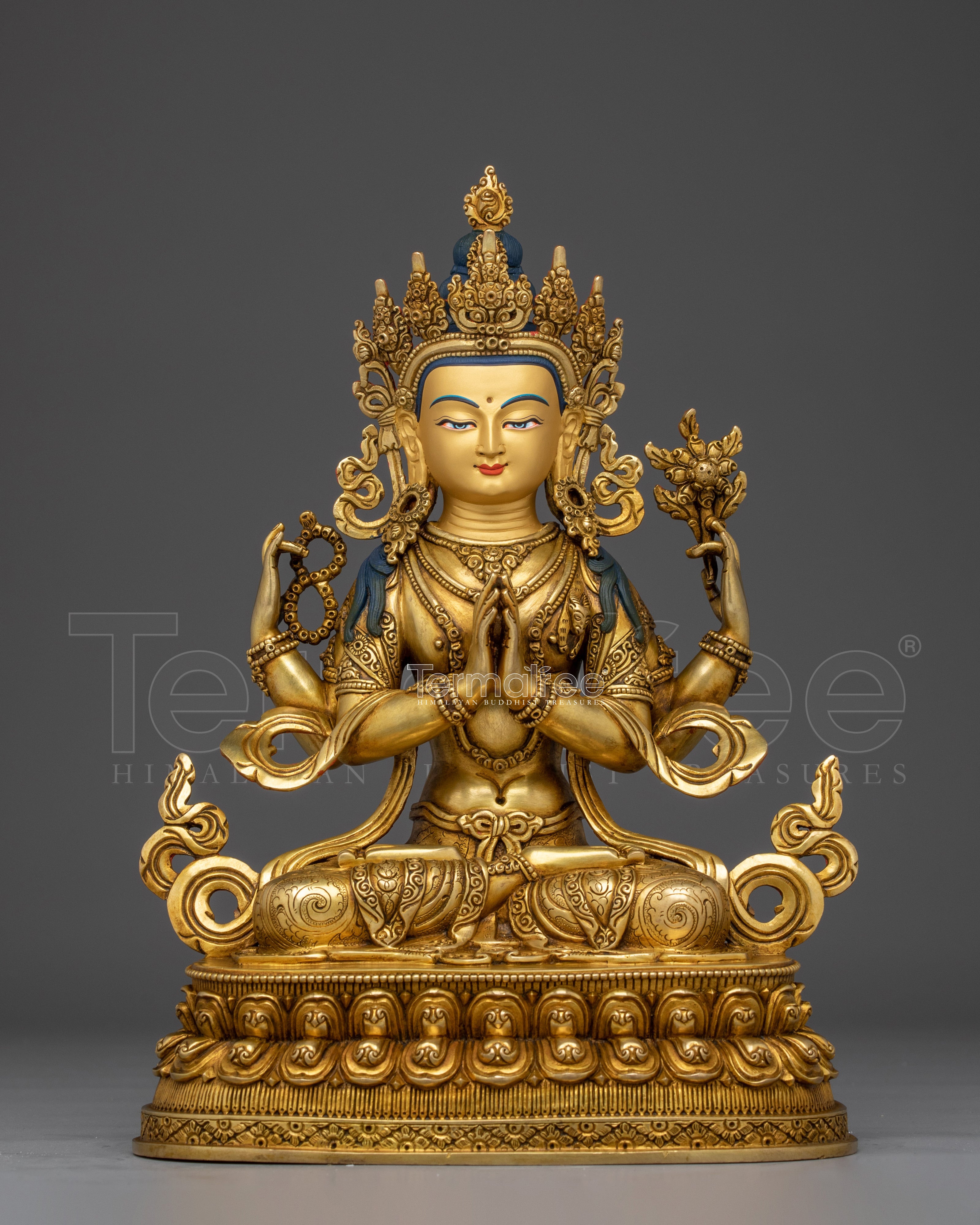 Handmade Avalokiteshvara Statue | Also Known as Chenrezig