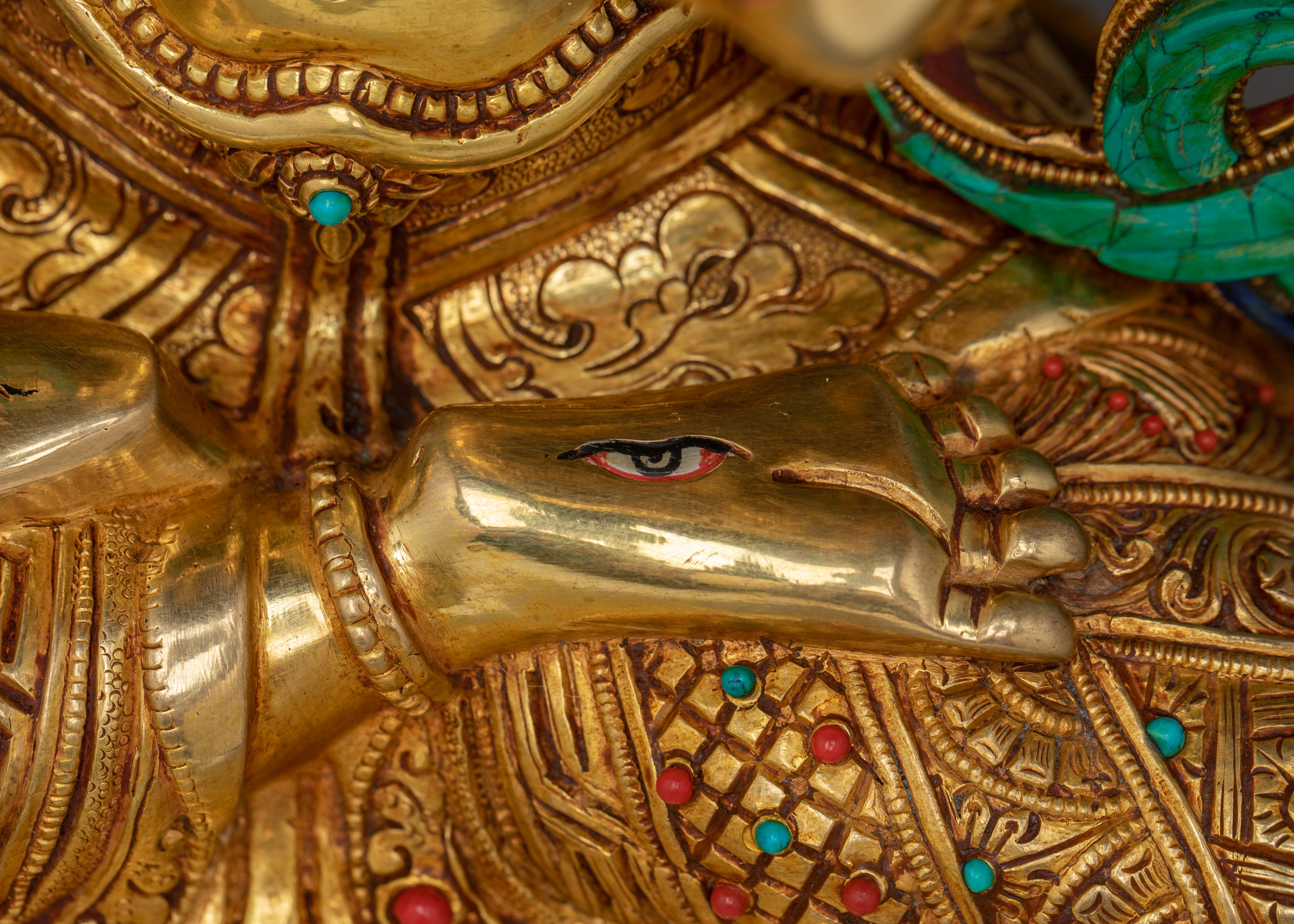 Handmade Tibetan White Tara Statue | Goddess of Compassion