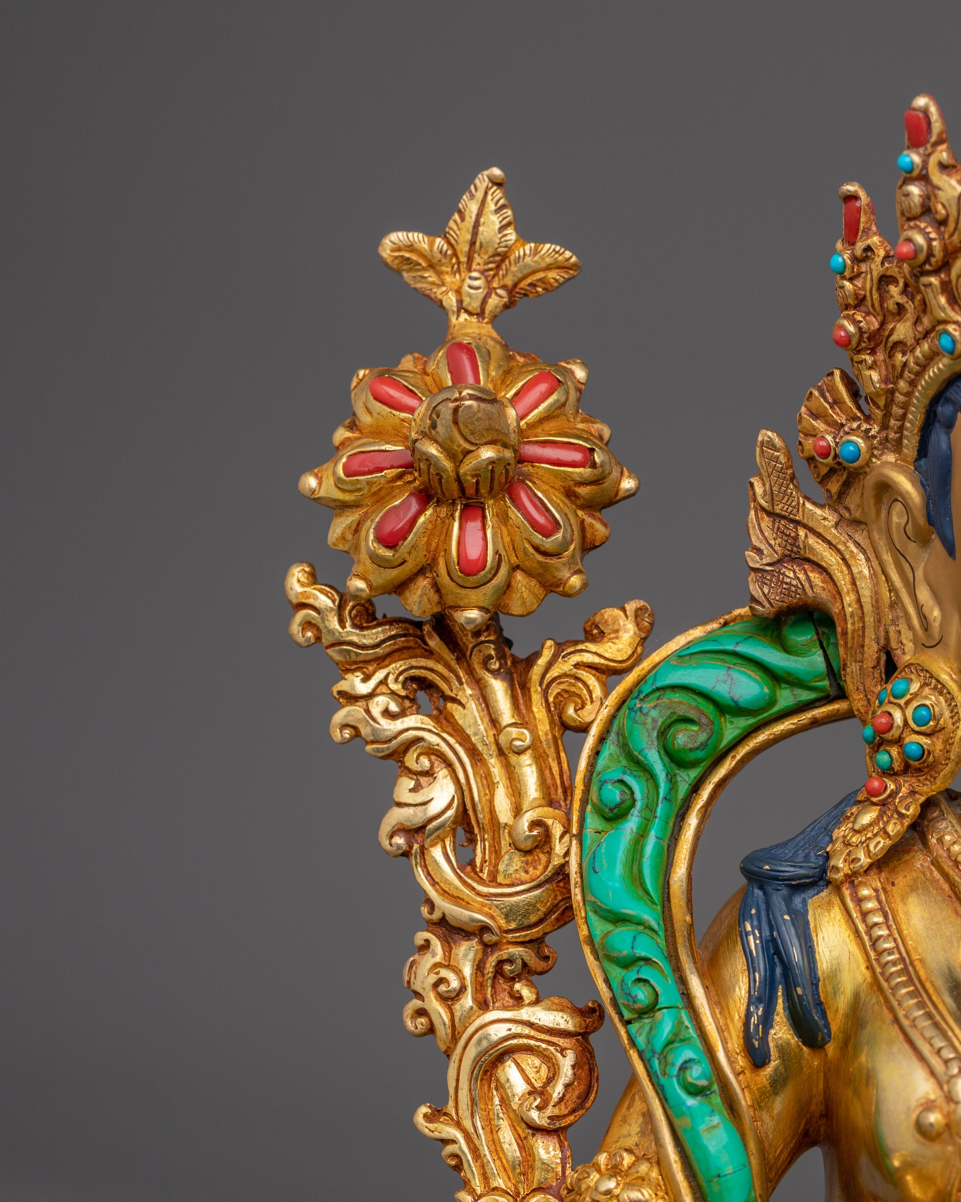 Swift Protector Statue of Green Tara | Tibetan Healing Goddess