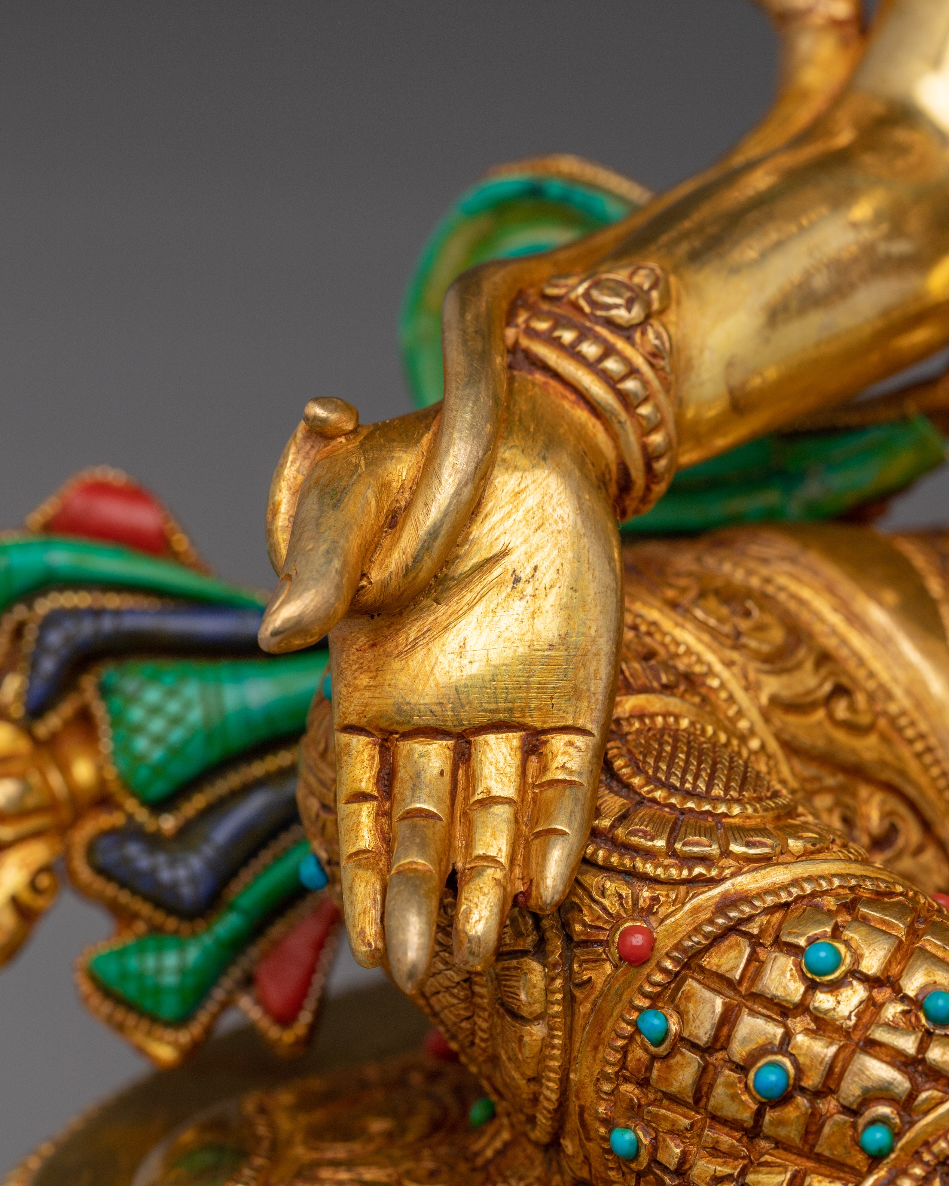Swift Protector Statue of Green Tara | Tibetan Healing Goddess