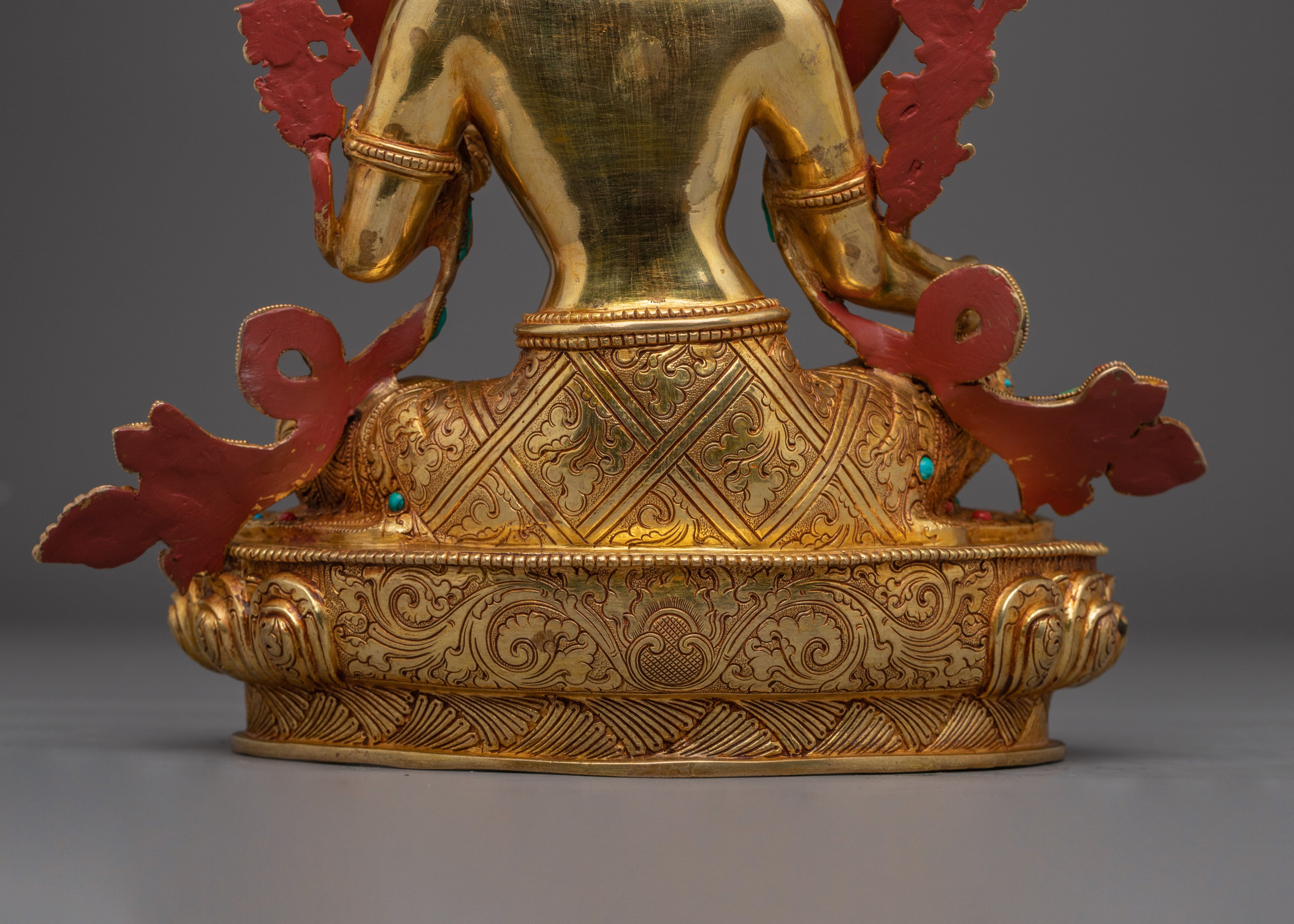 Swift Protector Statue of Green Tara | Tibetan Healing Goddess