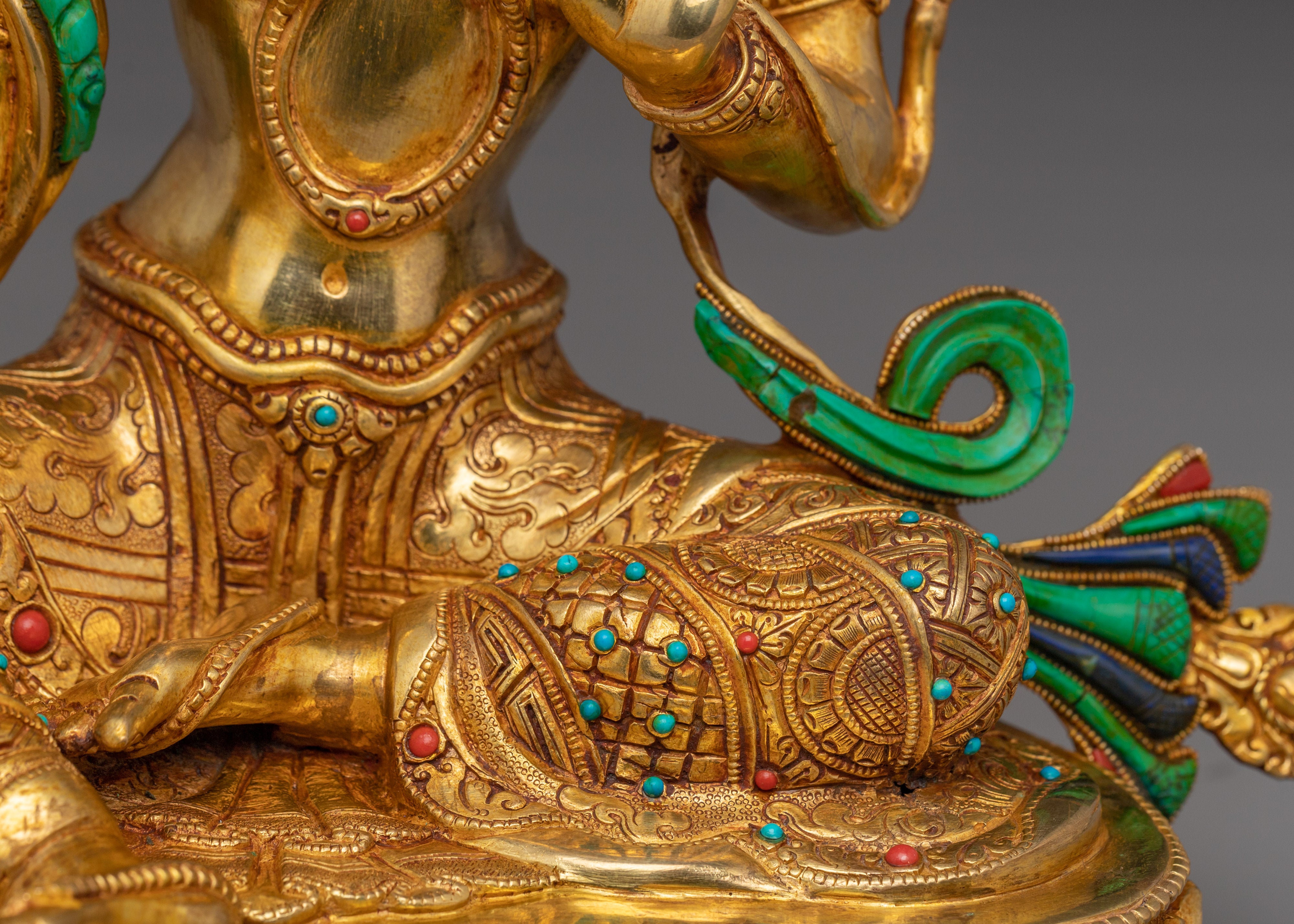 Swift Protector Statue of Green Tara | Tibetan Healing Goddess