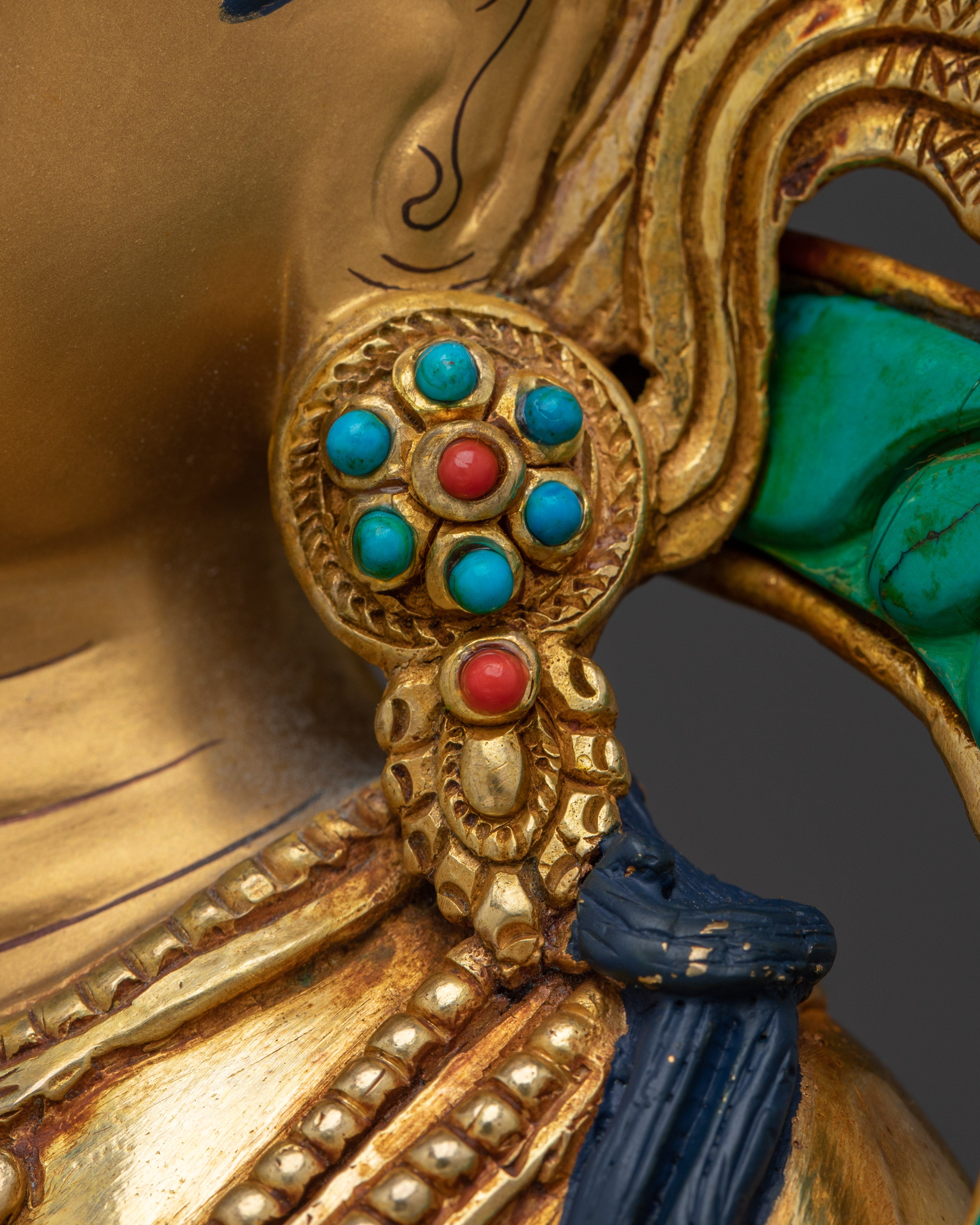 Buddhist Purification Symbol Vajrasattva Statue | Dorje Sempa Artwork