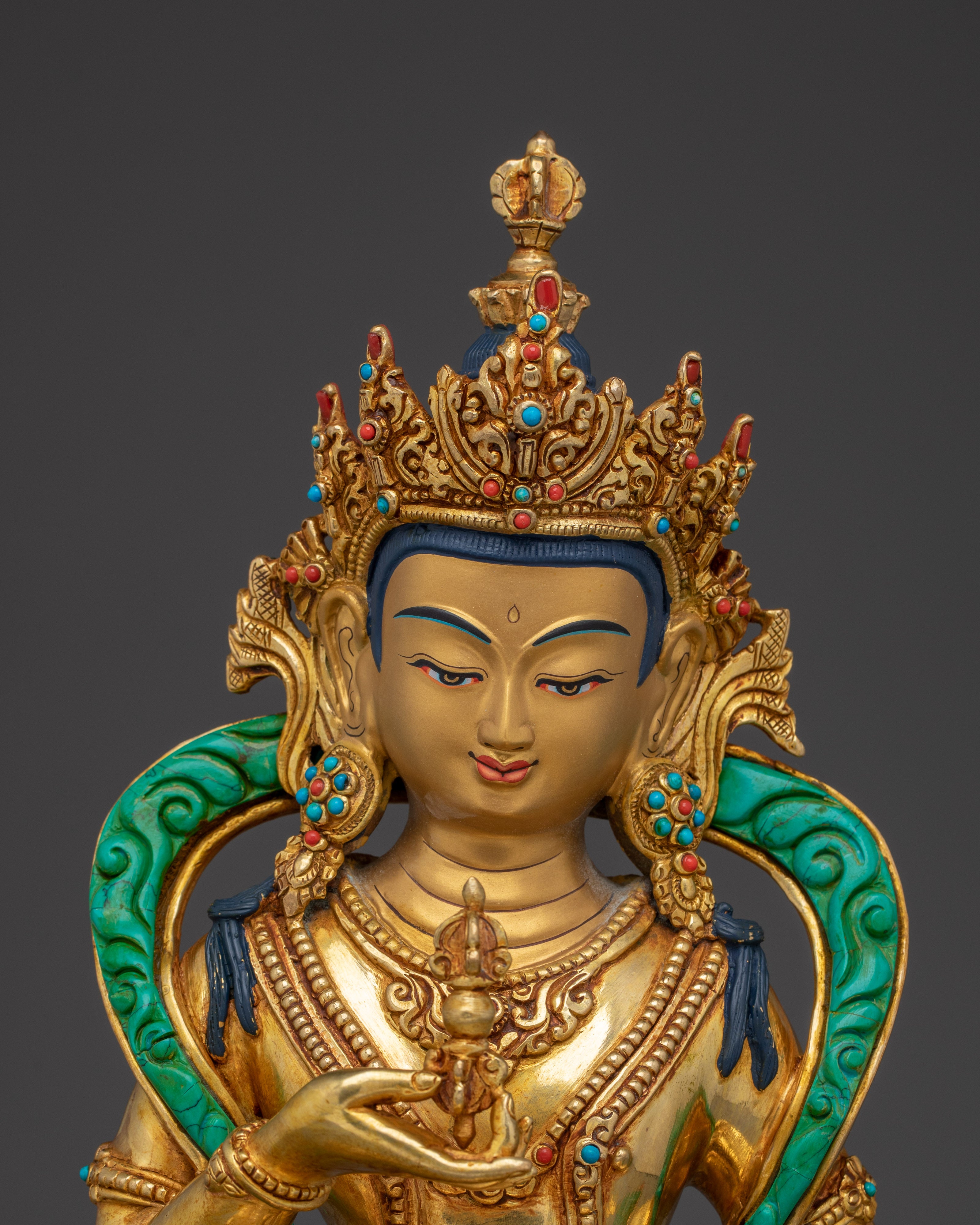 Buddhist Purification Symbol Vajrasattva Statue | Dorje Sempa Artwork