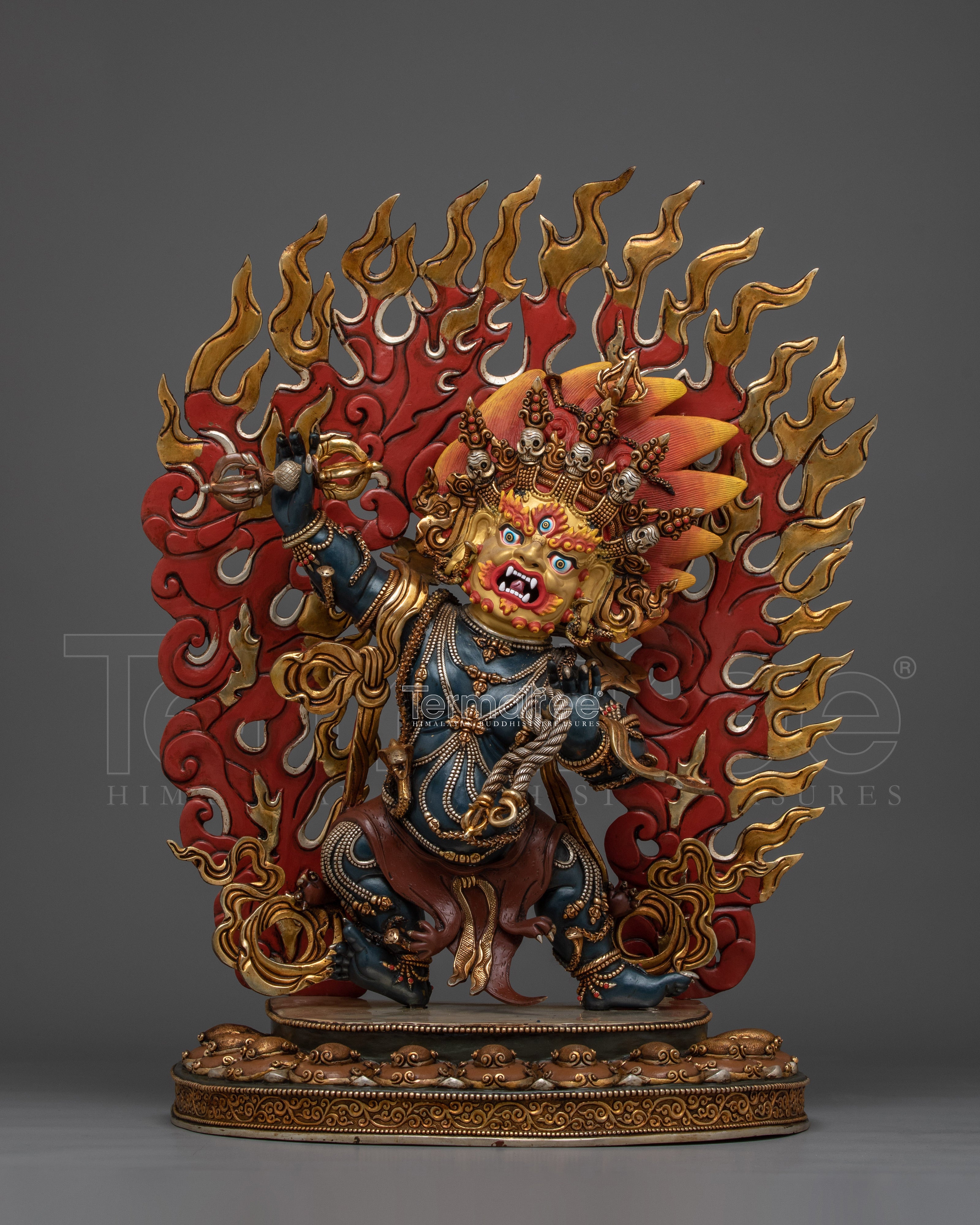 Vajrayana Guardian Deity Vajrapani | Wrathful Protector Statue