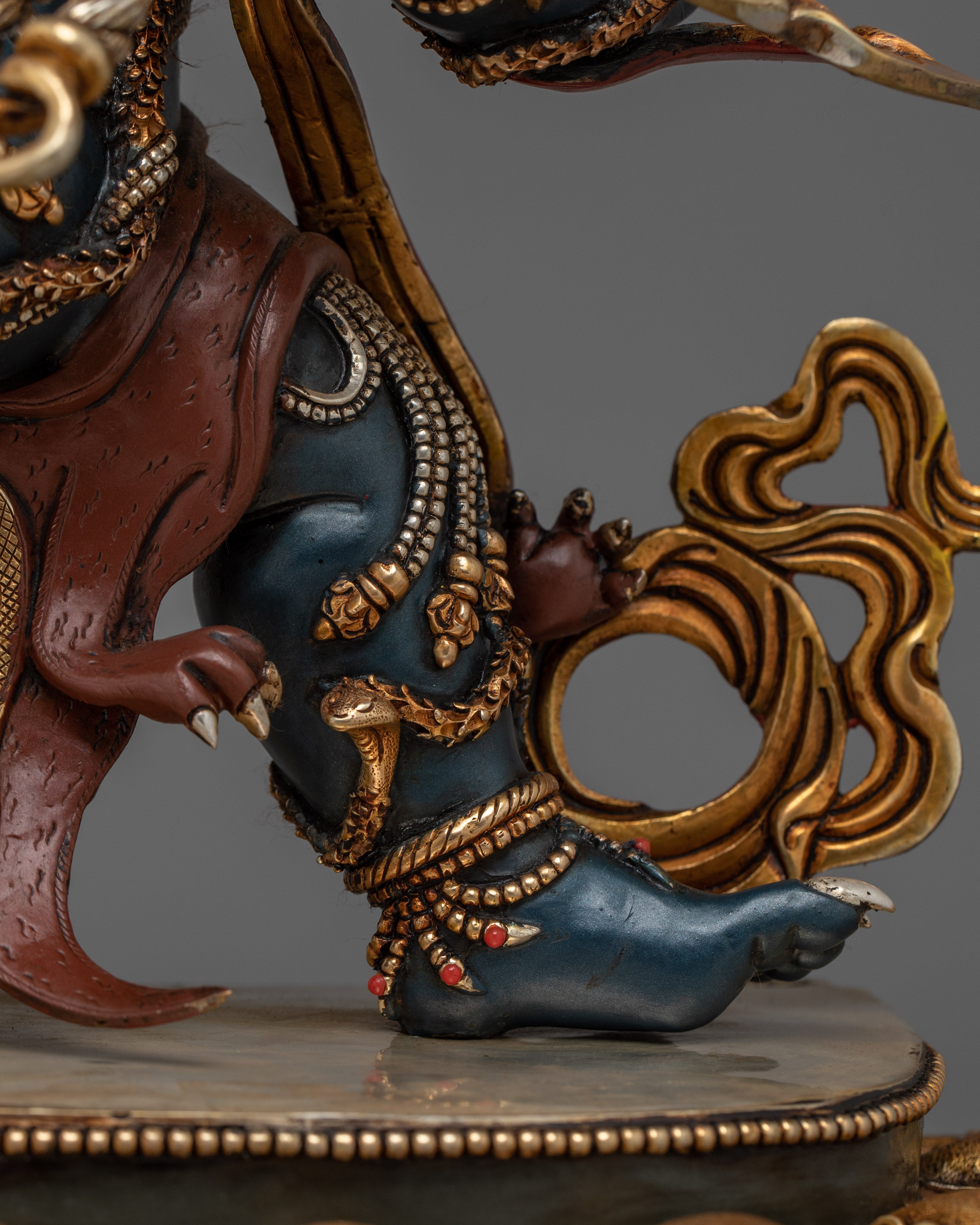 Vajrayana Guardian Deity Vajrapani | Wrathful Protector Statue