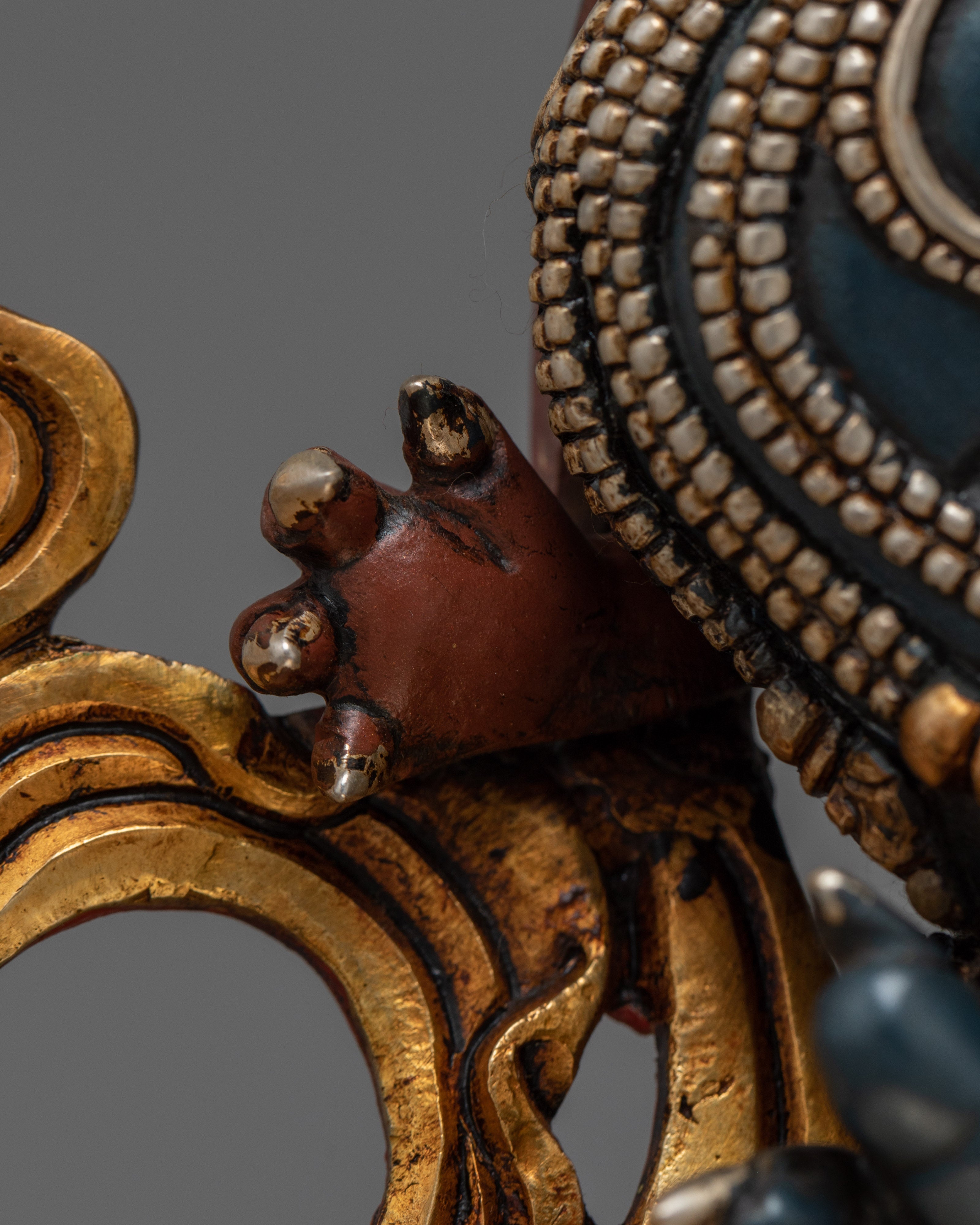 Vajrayana Guardian Deity Vajrapani | Wrathful Protector Statue