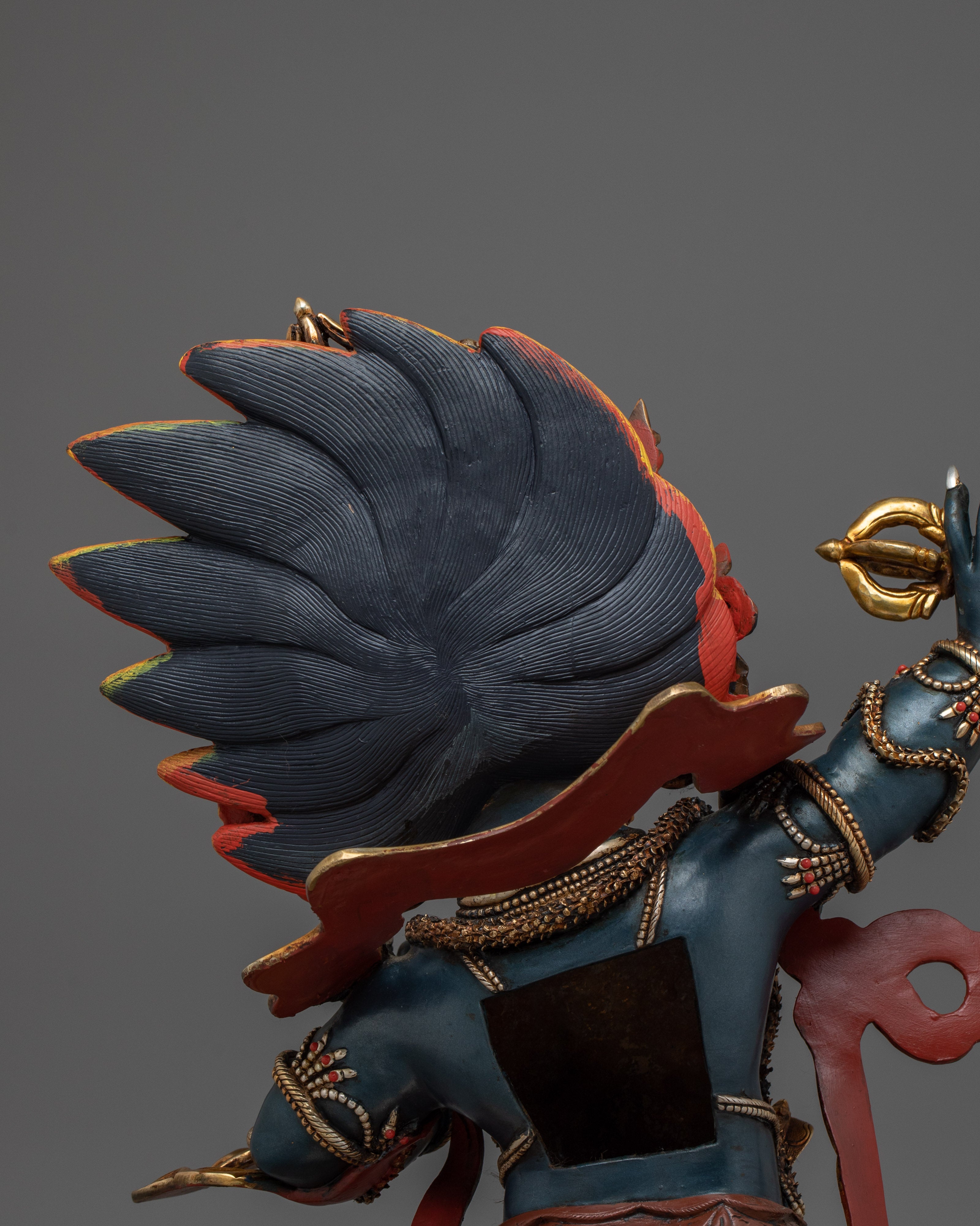 Vajrayana Guardian Deity Vajrapani | Wrathful Protector Statue