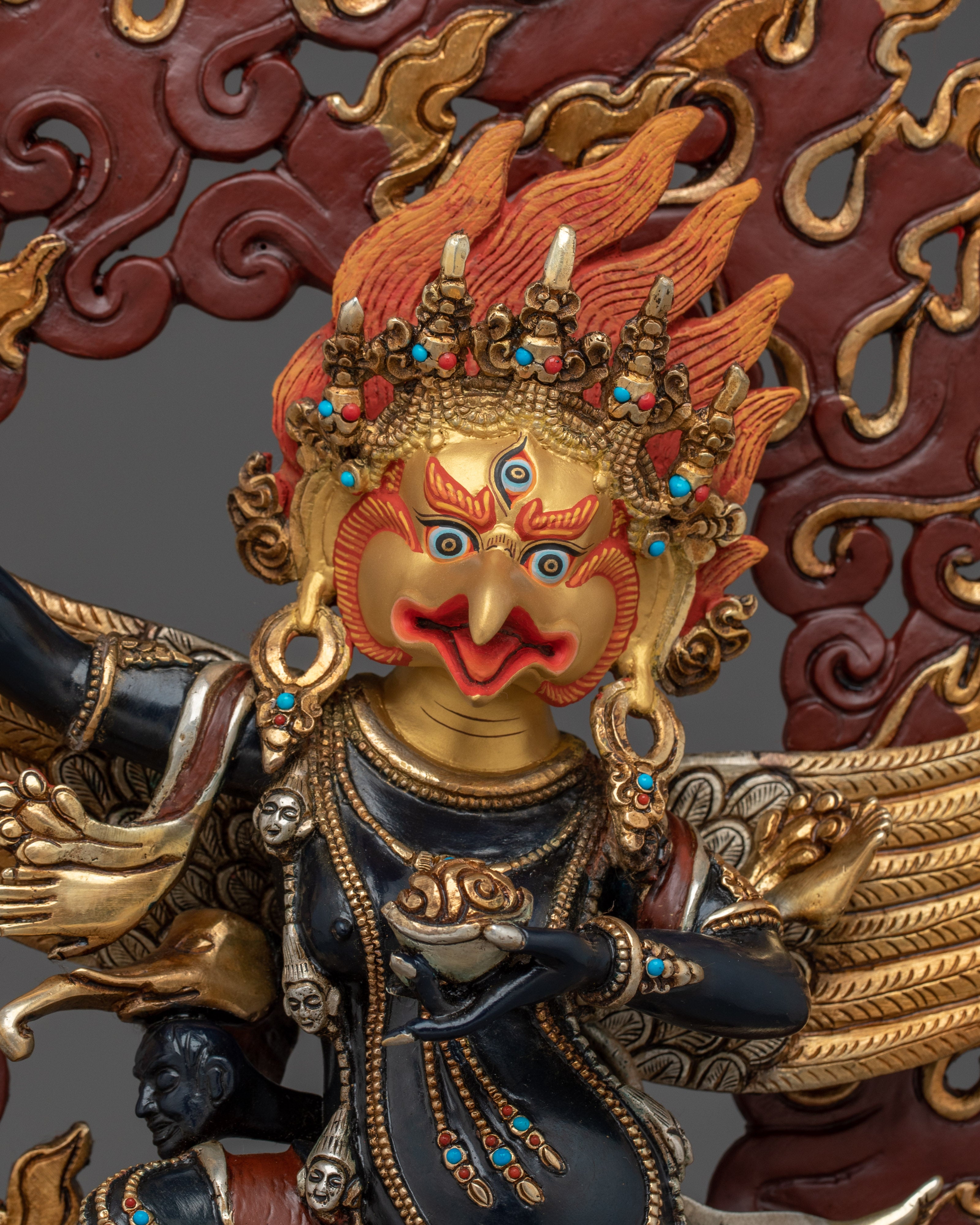 Himalayan Mythical Creature Garuda | Snake-Eating Bird Deity