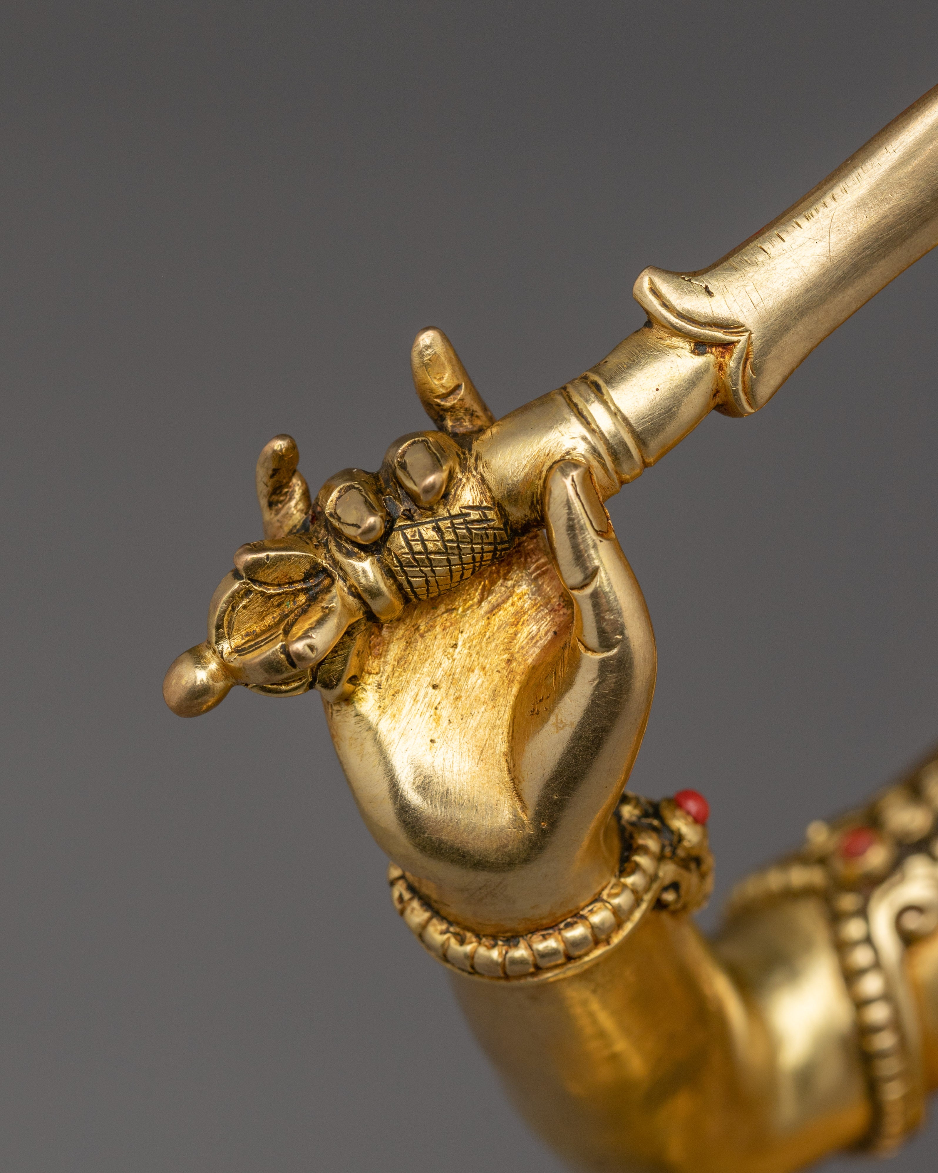 Golden Statue of Manjushri | Supreme Wisdom Bodhisattva