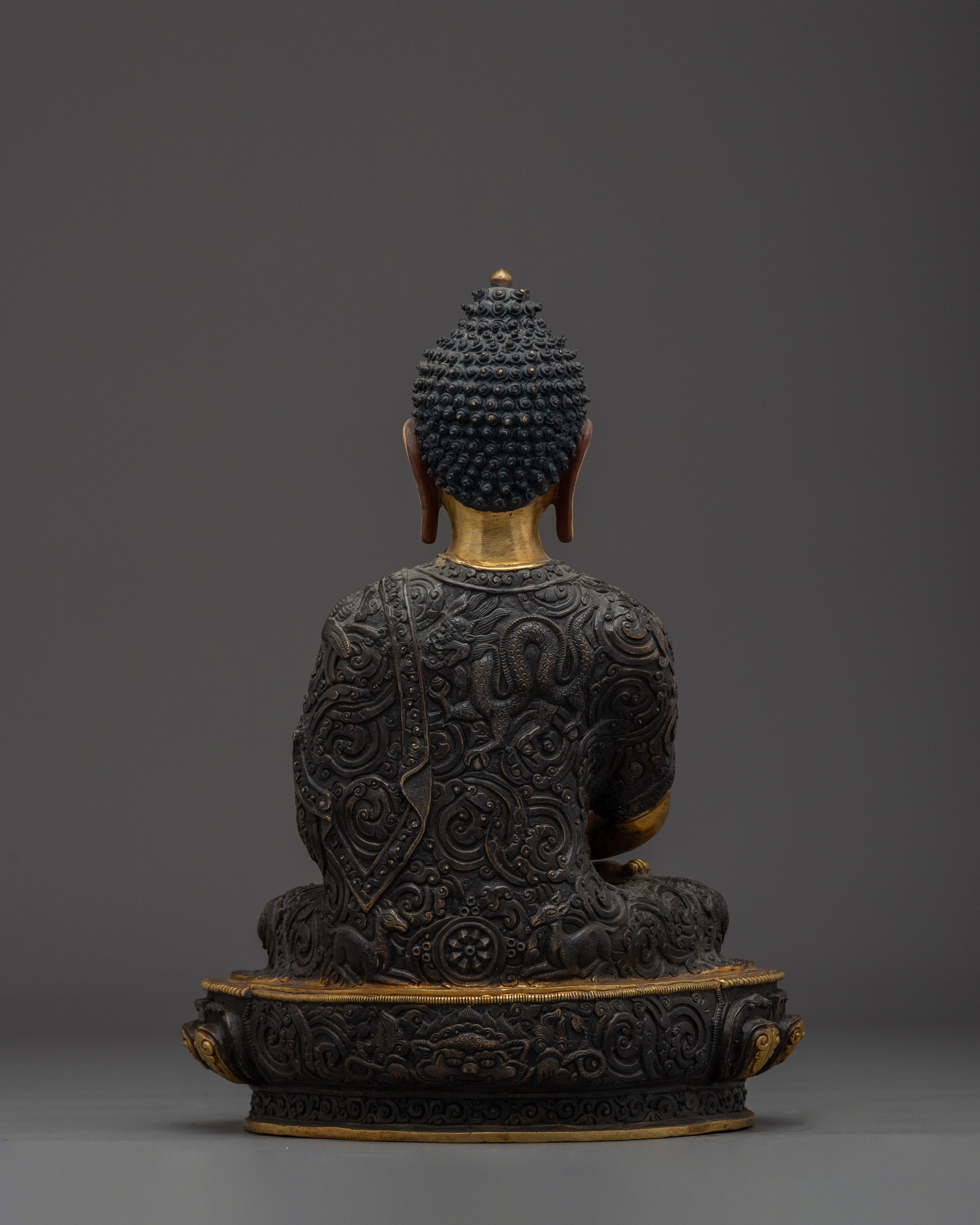 Amitabha Buddha Statue in 24K Gold-Gilded | Symbol of Infinite Light