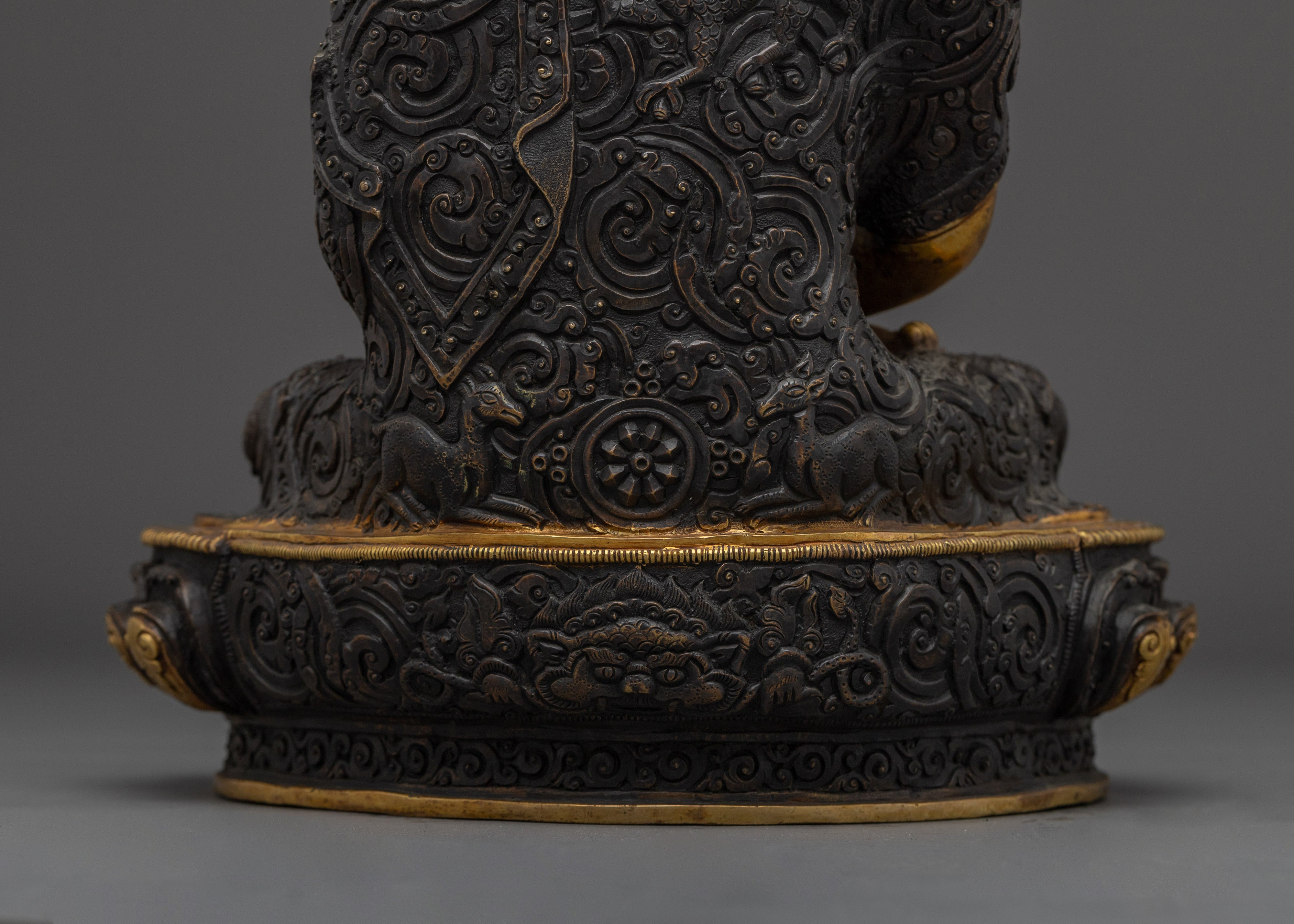 Amitabha Buddha Statue in 24K Gold-Gilded | Symbol of Infinite Light
