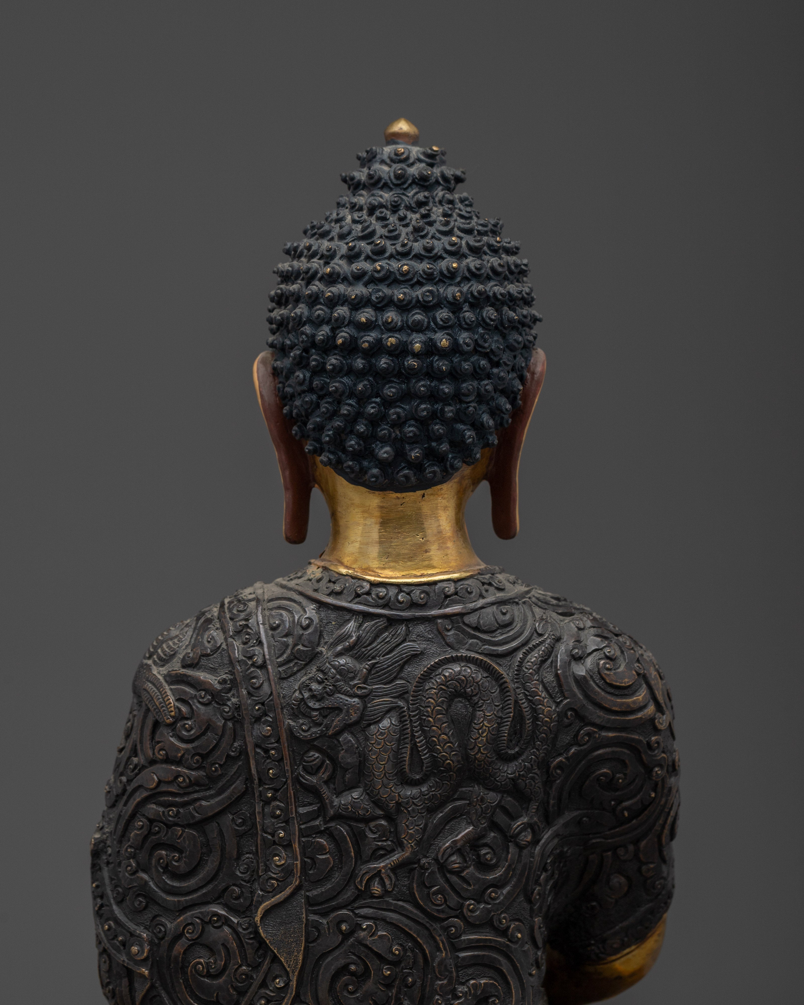 Amitabha Buddha Statue in 24K Gold-Gilded | Symbol of Infinite Light