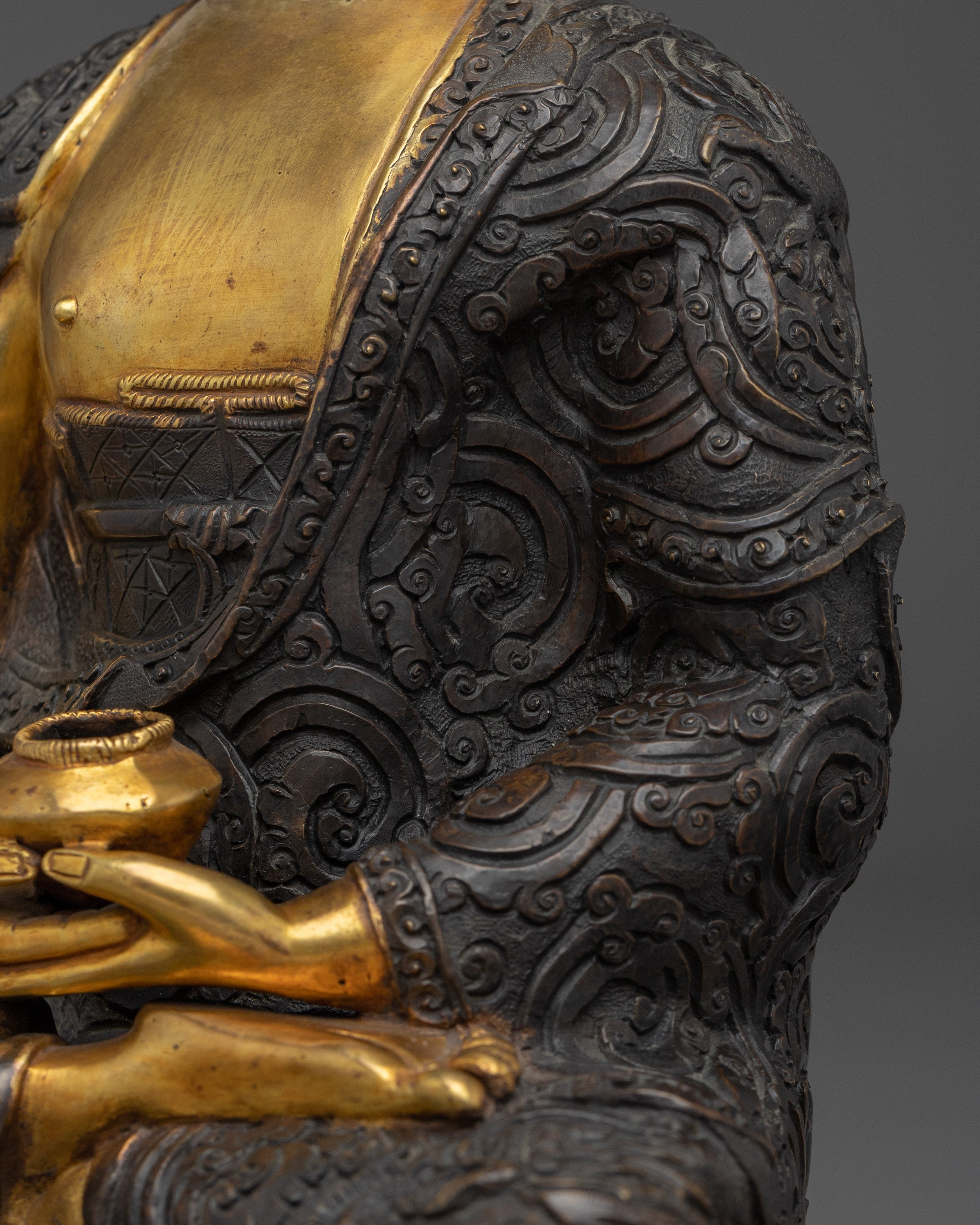 Amitabha Buddha Statue in 24K Gold-Gilded | Symbol of Infinite Light