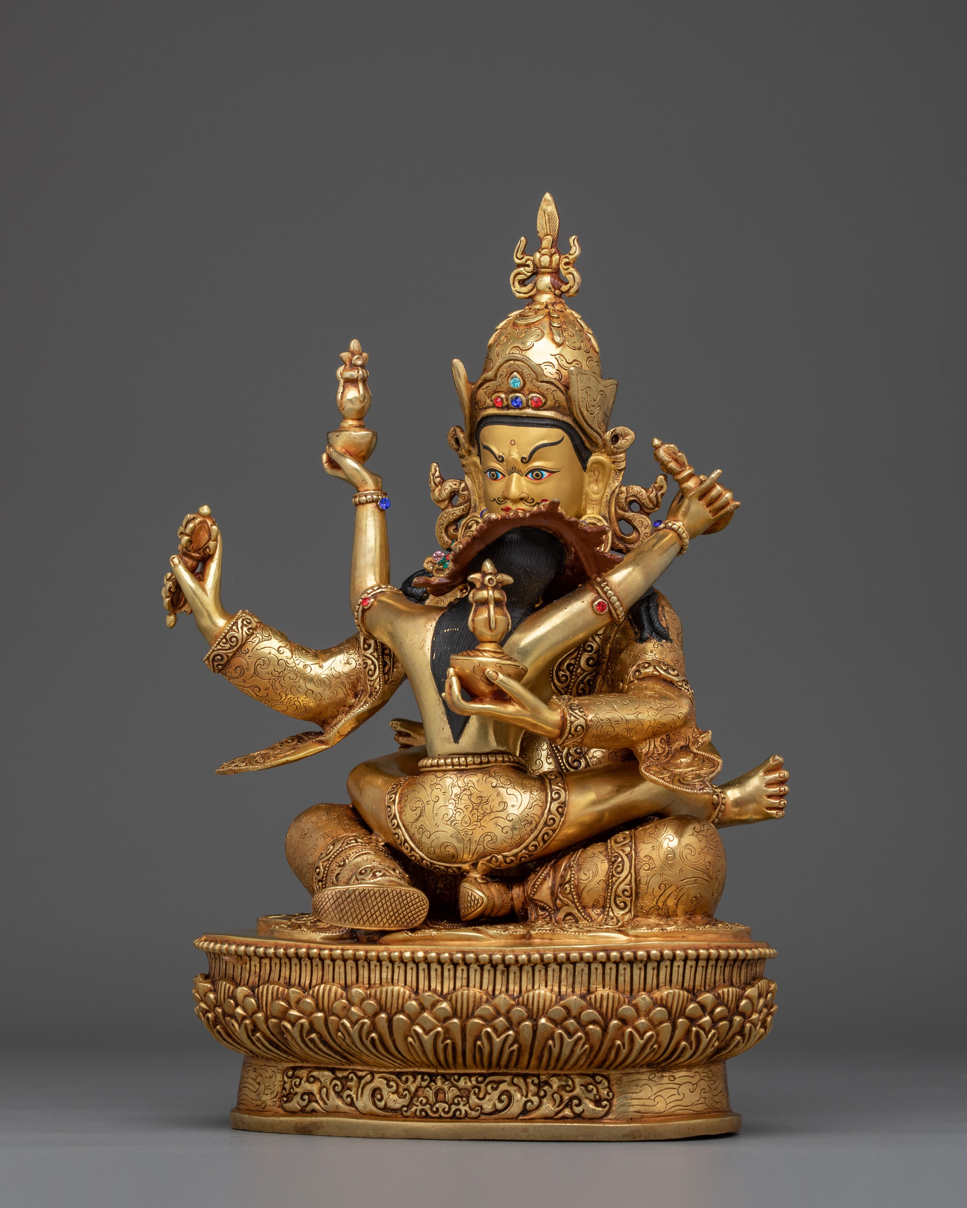 Himalayan Artwork of Guru Rinpoche | Lotus-Born Guru