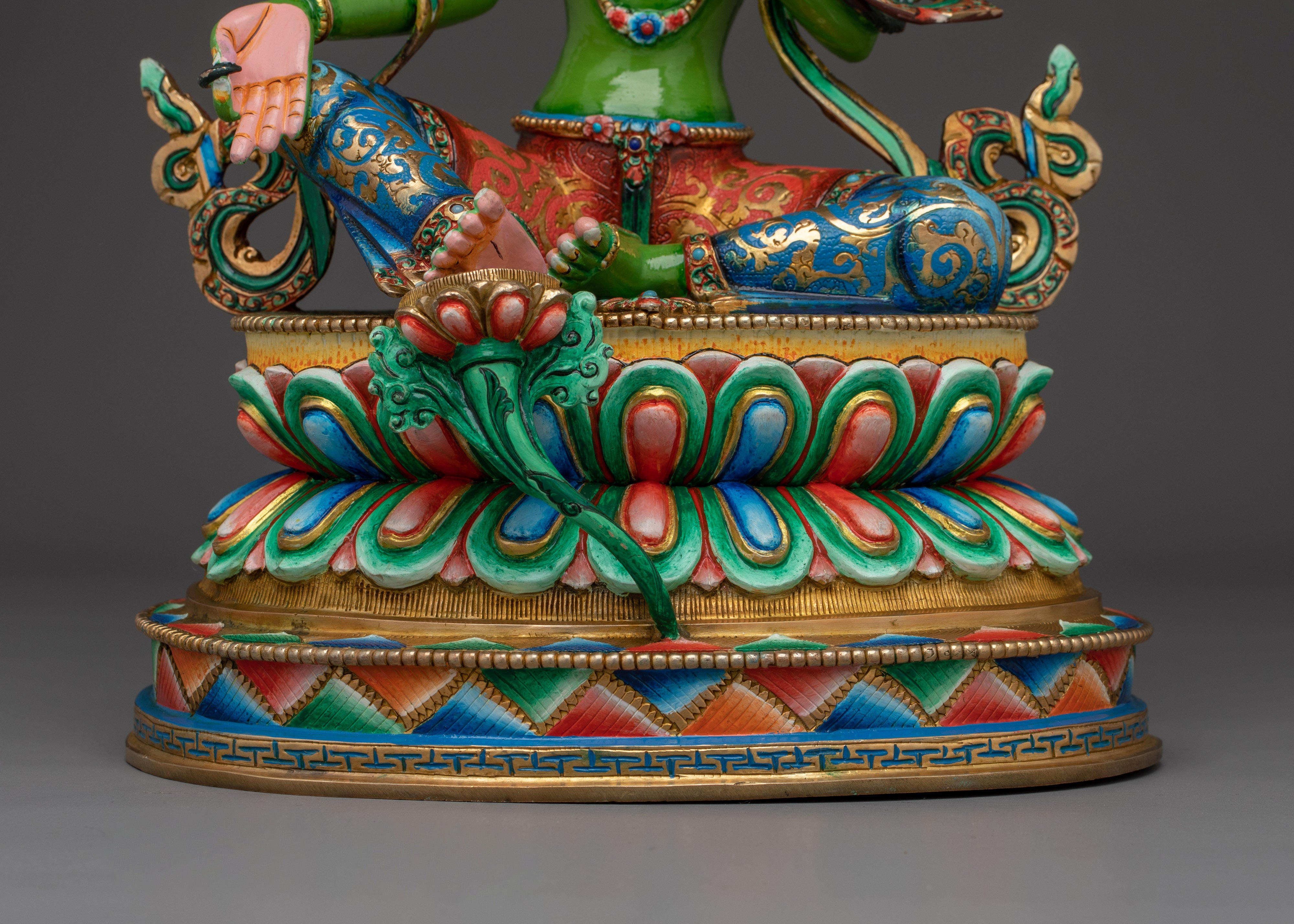 Divine Feminine Energy of Green Tara | Swift Protection Deity