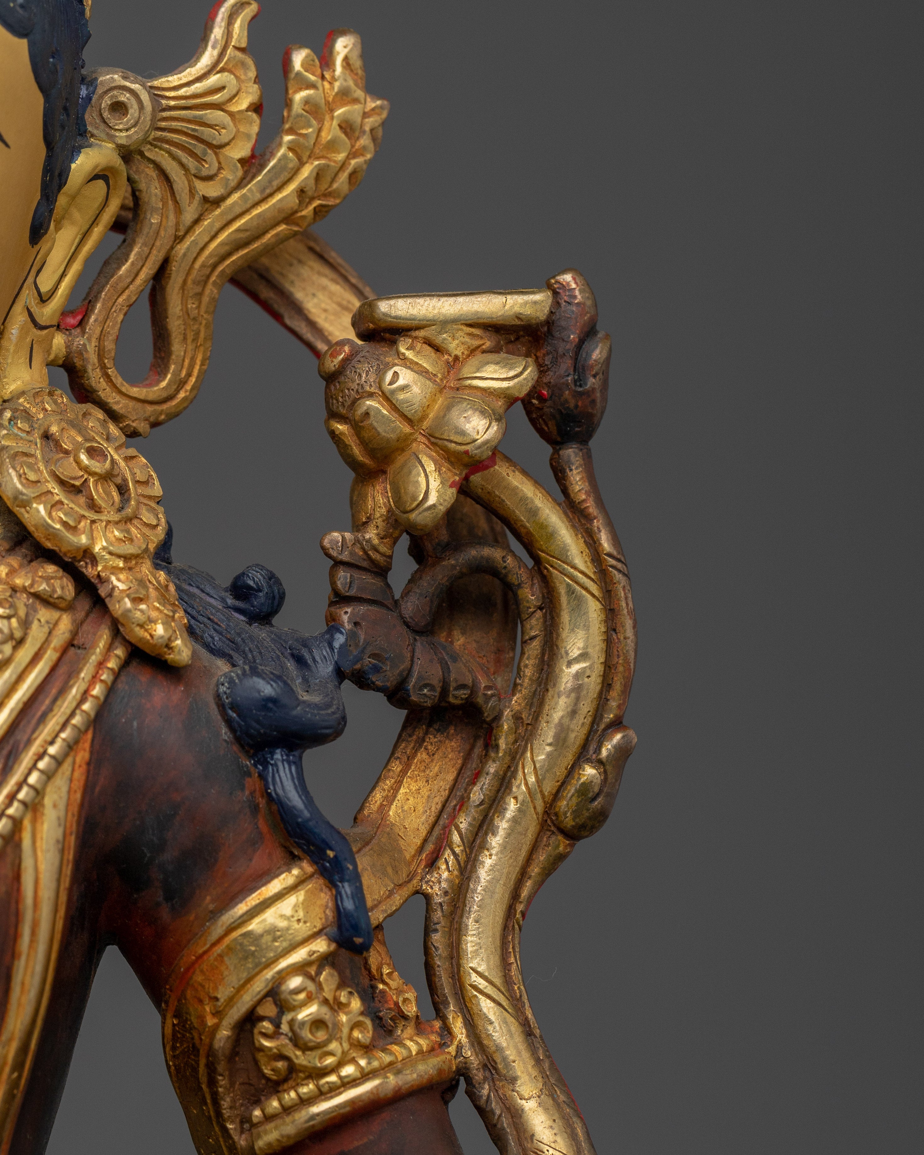 Himalayan Manjushri Bodhisattva Figurine | Manjughosa - Supreme Wisdom