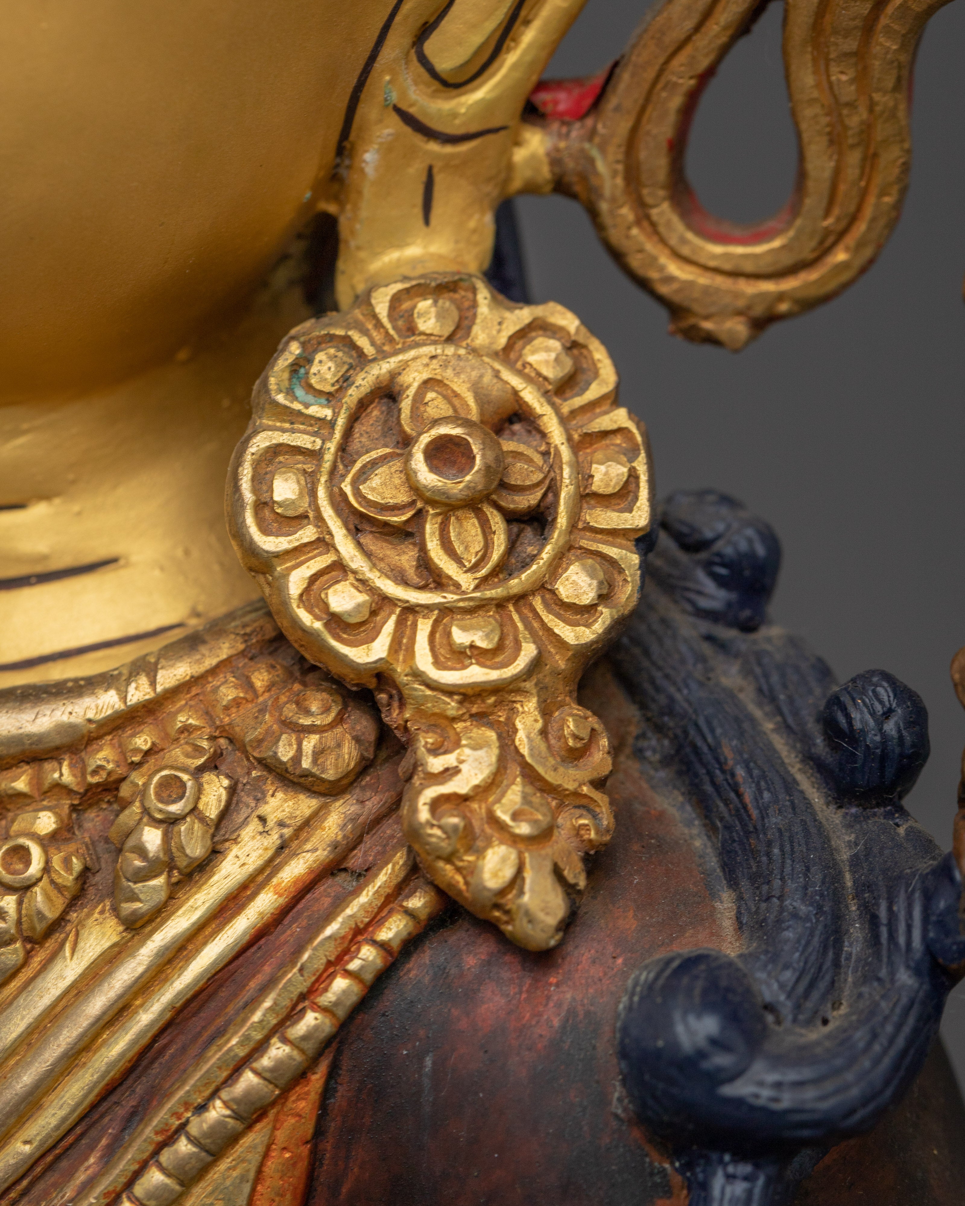 Himalayan Manjushri Bodhisattva Figurine | Manjughosa - Supreme Wisdom